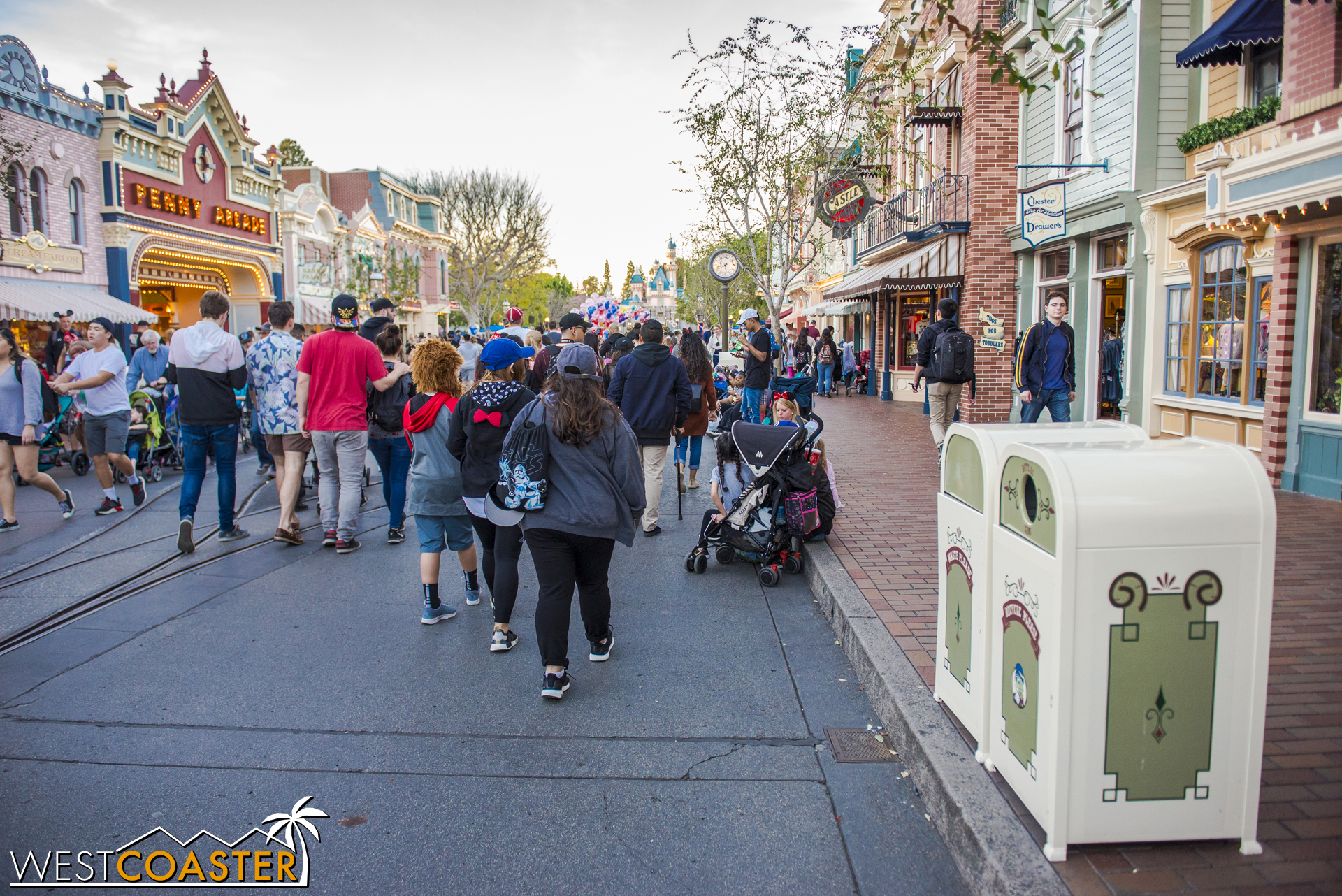  In other news, the parks have implemented a new policy that restricts people from camping out for parades and fireworks until ropes are set up for the viewing areas of those entertainment pieces. &nbsp;Although guests can sit on the sidewalk to take