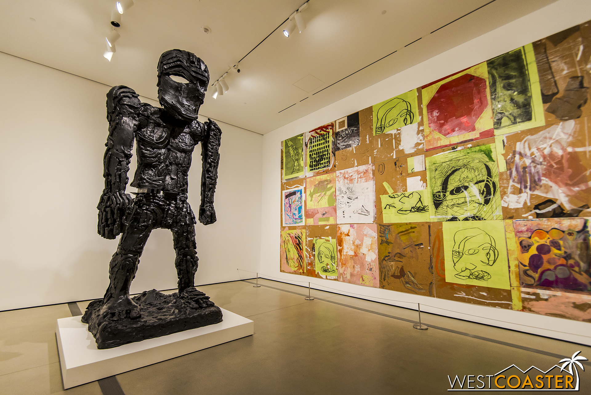 Thomas Houseago's Giant Figure (Cyclops) is one of the pieces on display in the current collection installation.