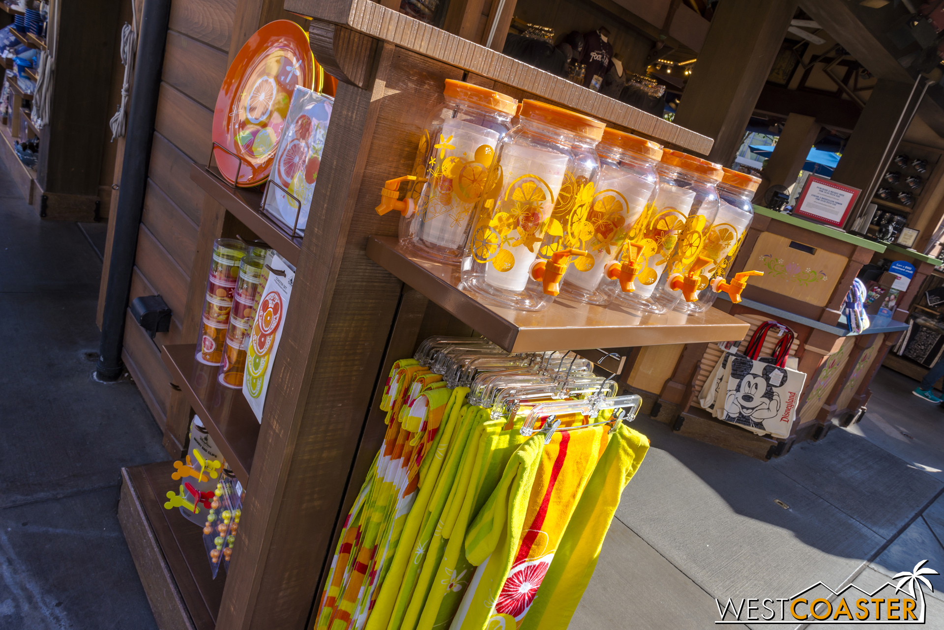  And though not specifically part of the Food &amp; Wine Festival, I thought this stand in Hollywood Land across from the old Muppetvision 3D Theater had some really fun tumblerware perfect for summer. 