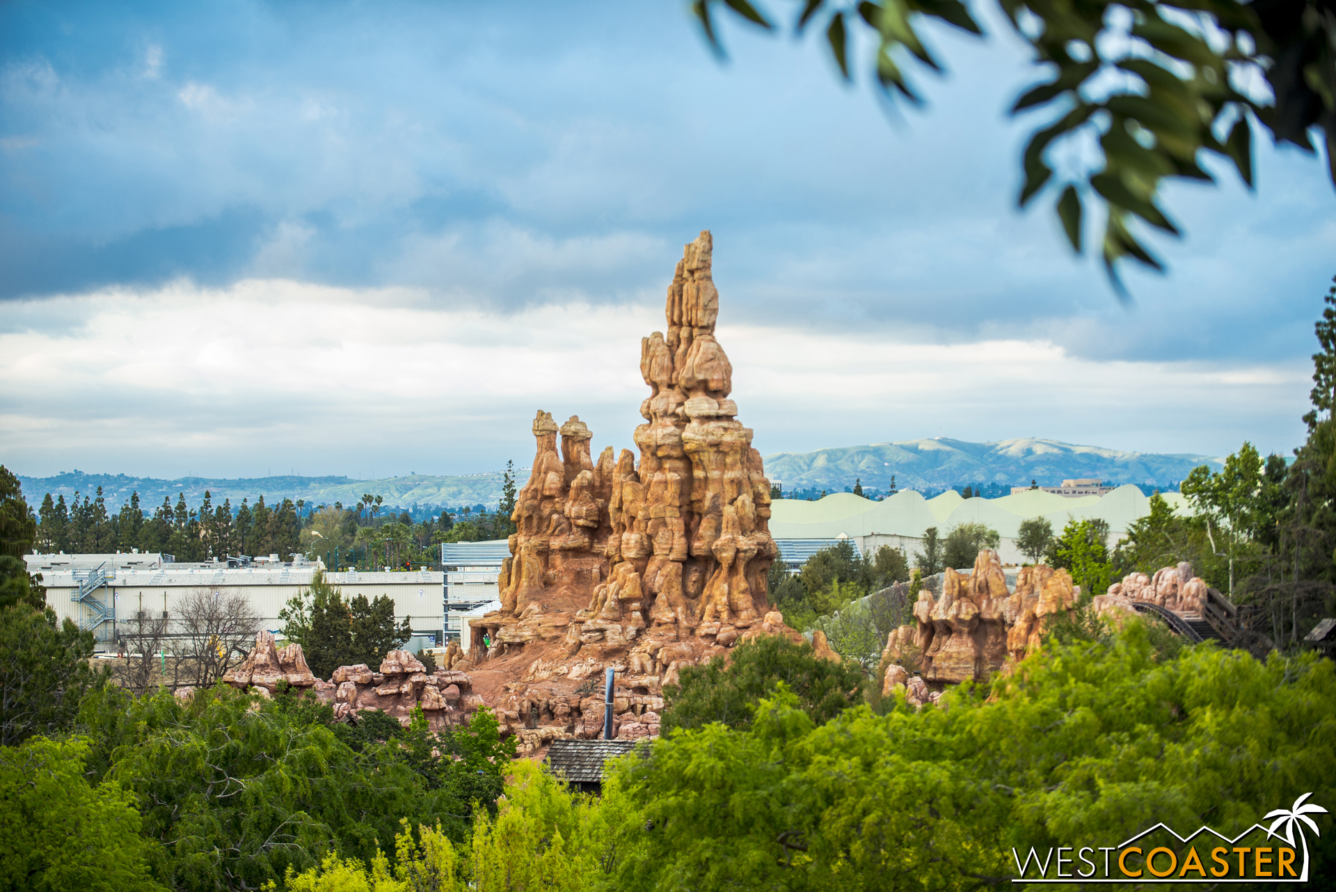 Slight glimpses of progress of Tarzan's Treehouse.