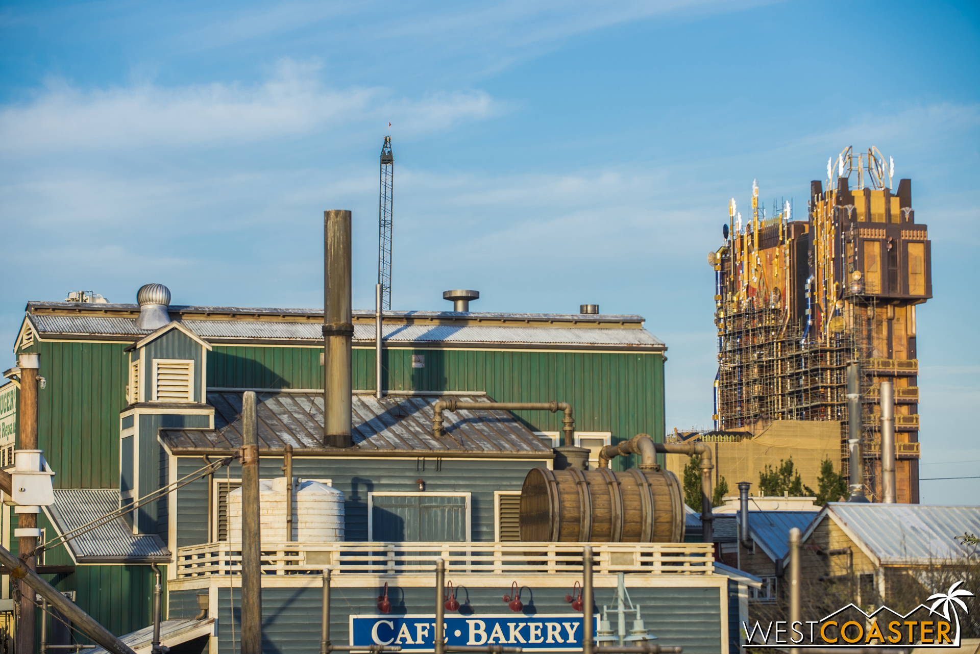And the view from Pacific Wharf.
