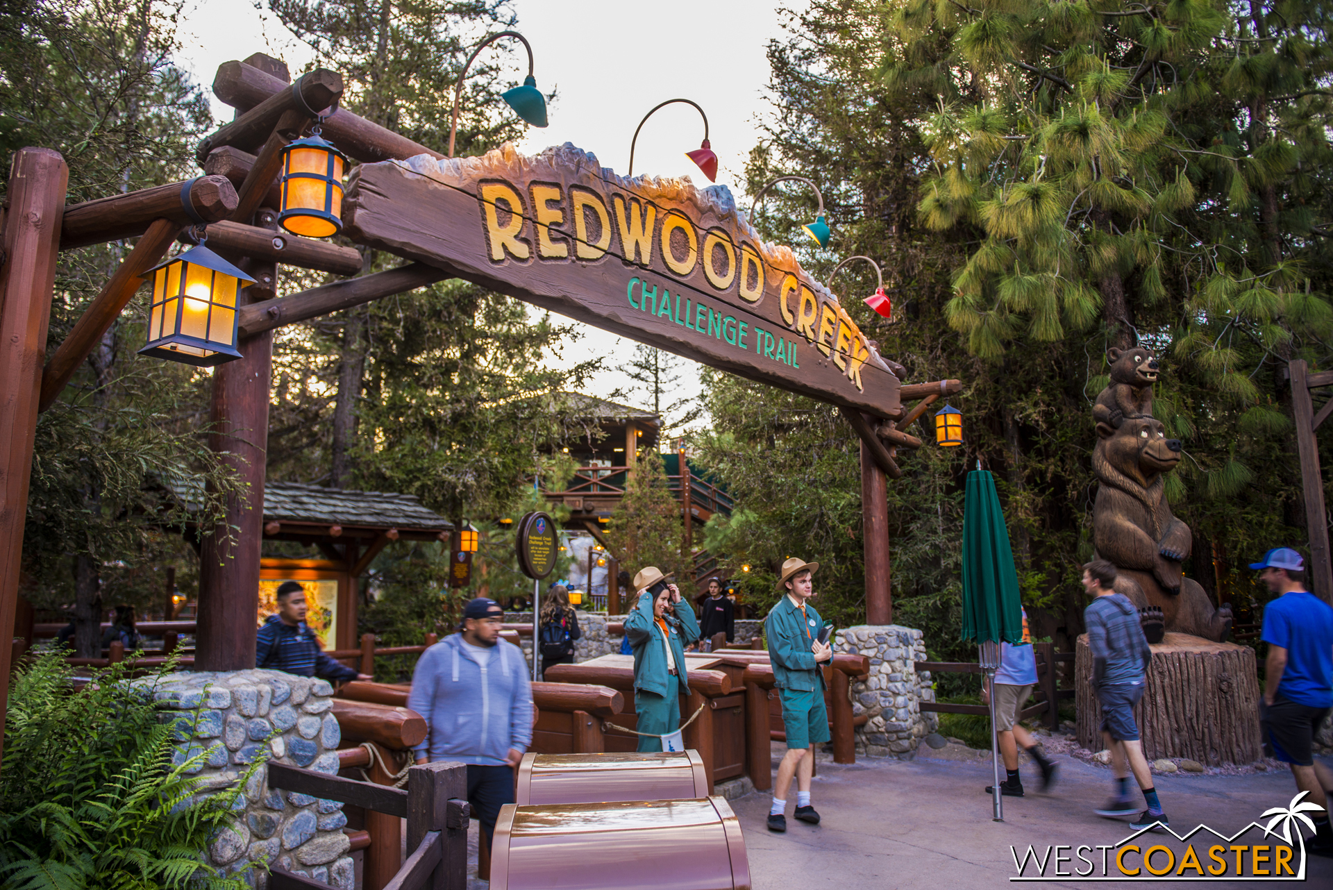  The Redwood Creek Challenge Trail has reopened over in Disney California Adventure. 