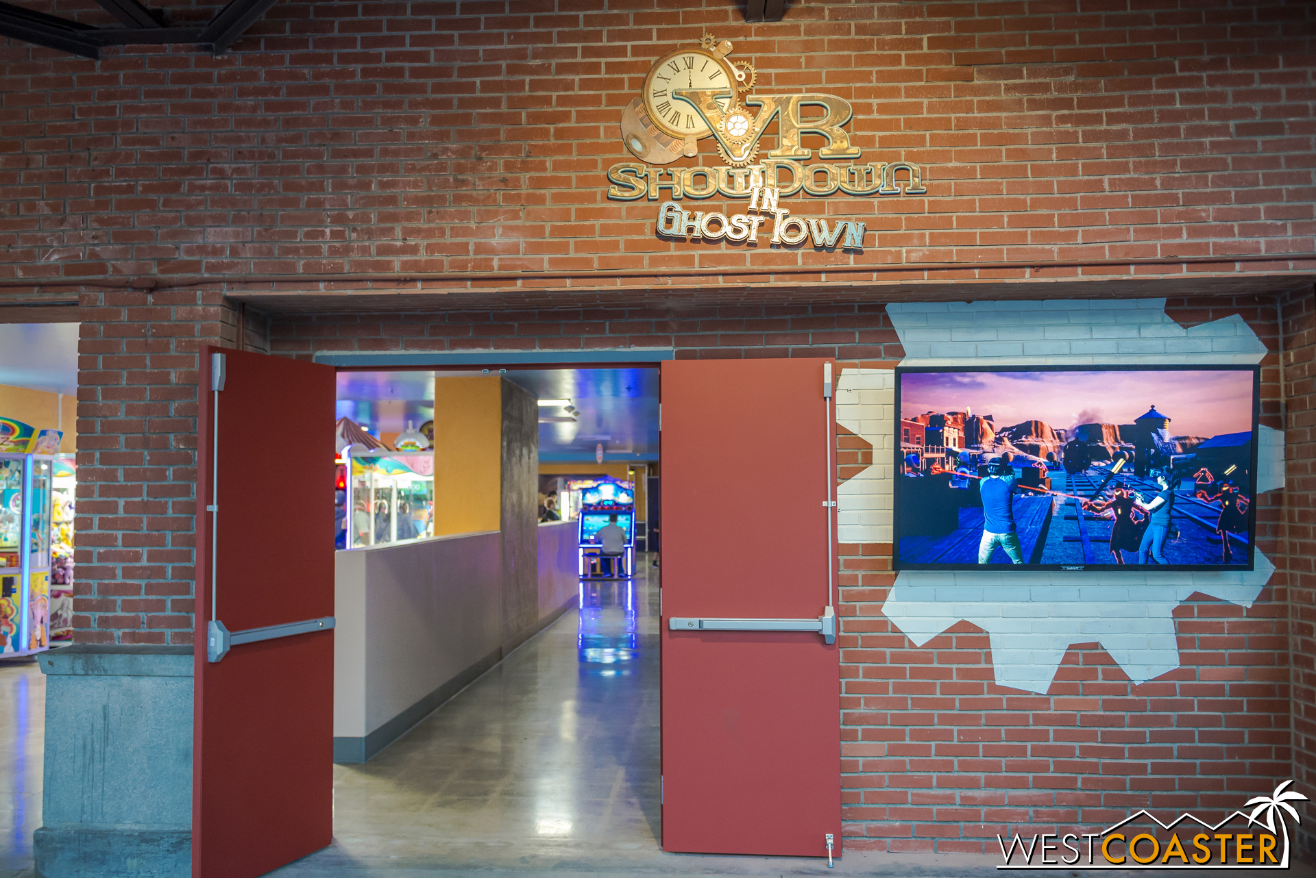  Over in the Boardwalk arcade area, under Voyage to the Iron Reef, the new VR upcharge has opened. 
