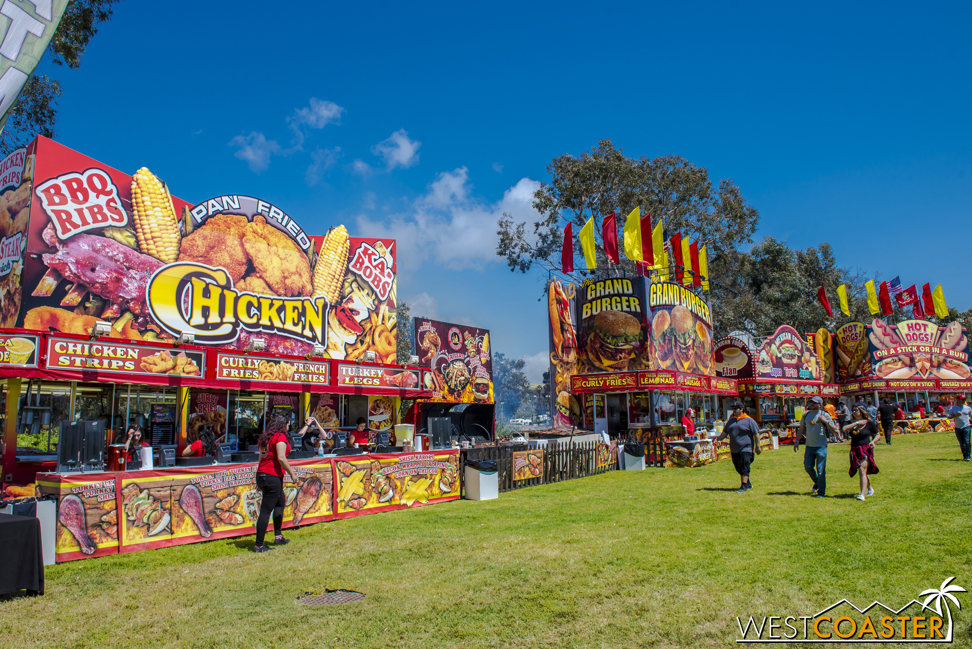  Look familiar? Now if only the Orange County Fair had a giant line-up of gourmet taco stands. 