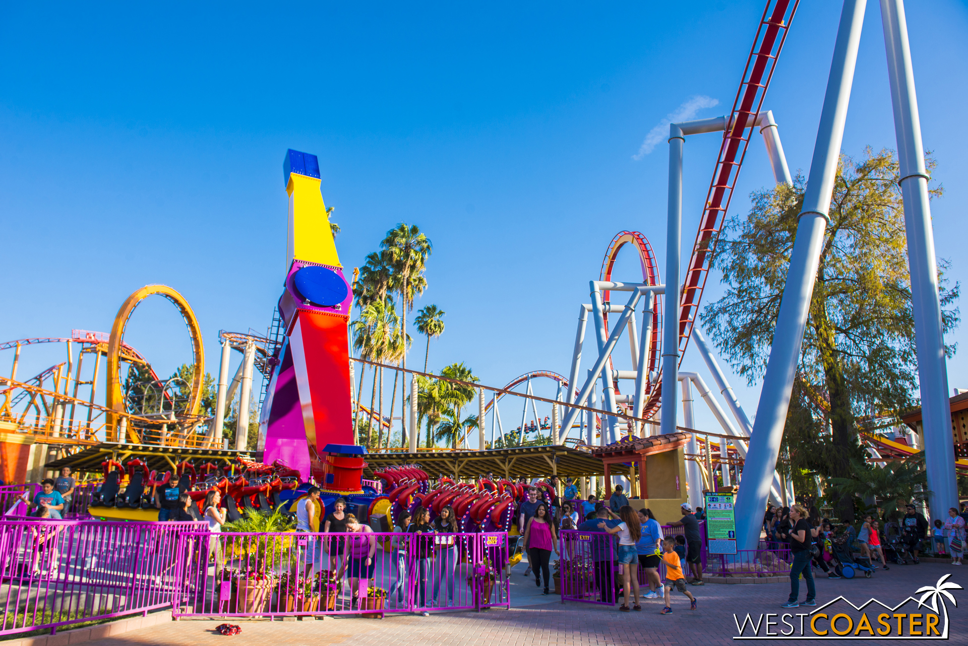  Amusingly, the base of the ride shares its foundation and location with that of the old, cursed Windseeker. 