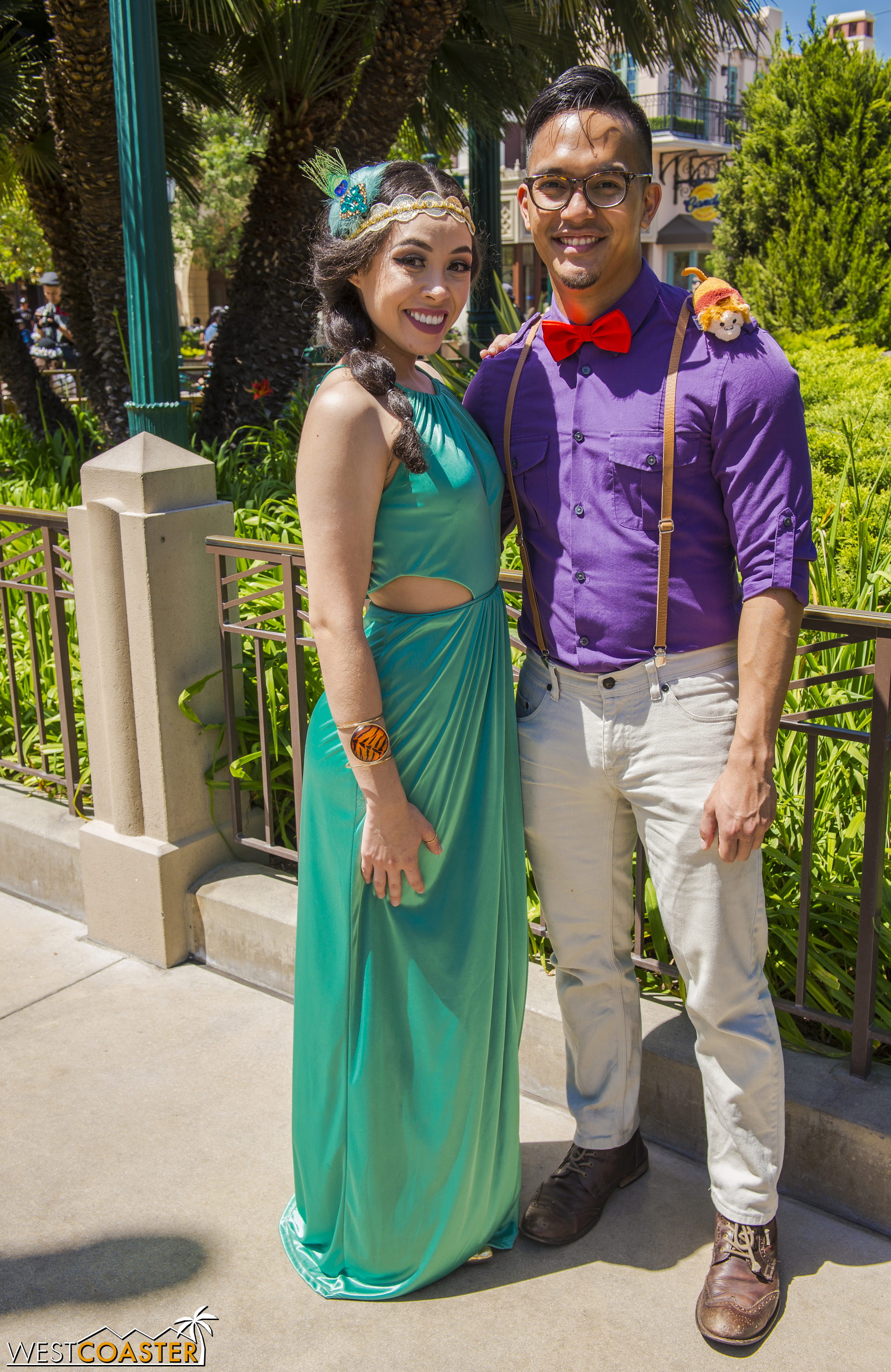 This Jasmine and Aladdin couple showcased the range of Disneybounding, from more ornate to derivative. 