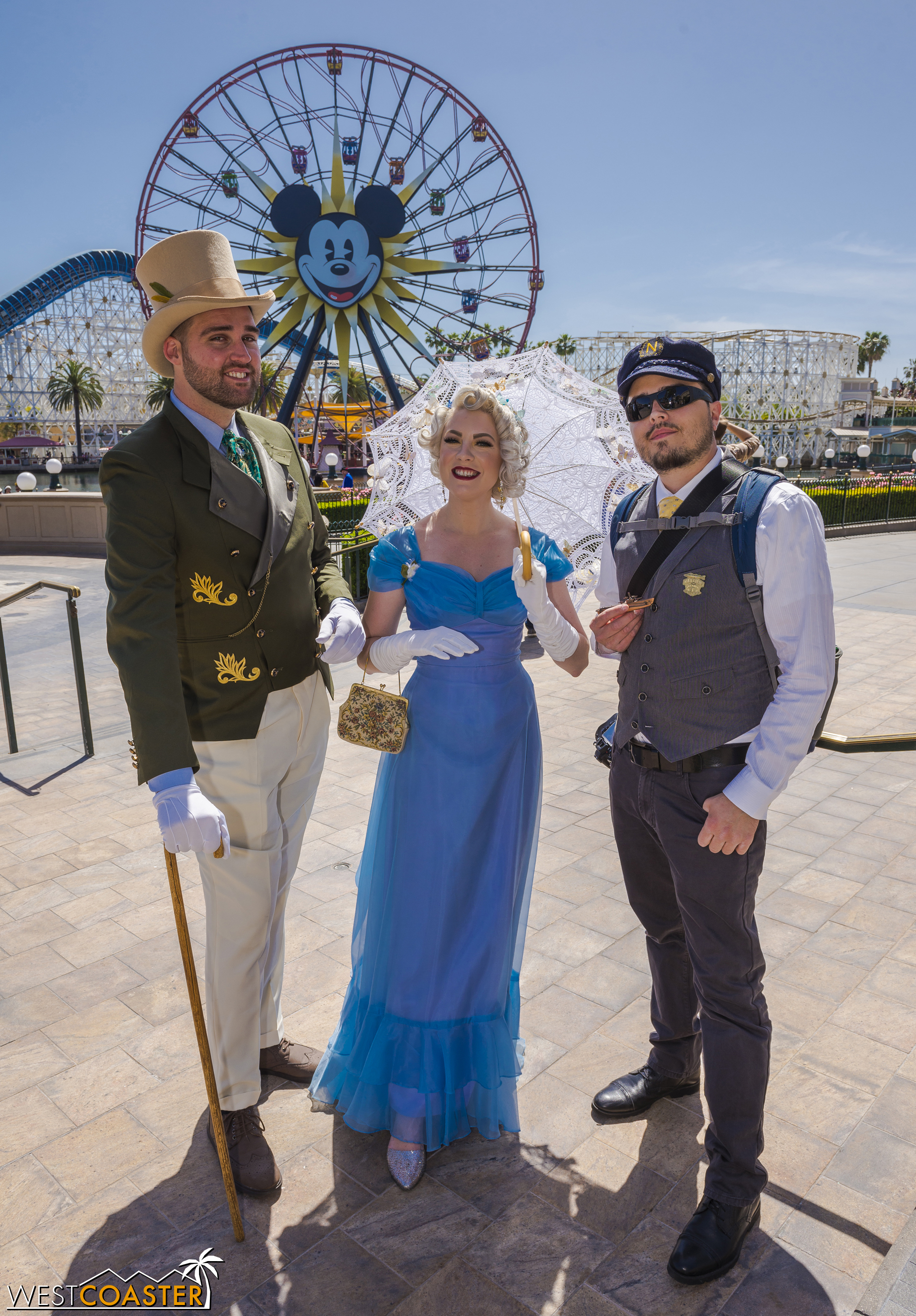  Kit and Ella from the live action  Cinderella , and their friend, who Disneybounded as Captain Nemo from  20,000 Leagues Under the Sea . 