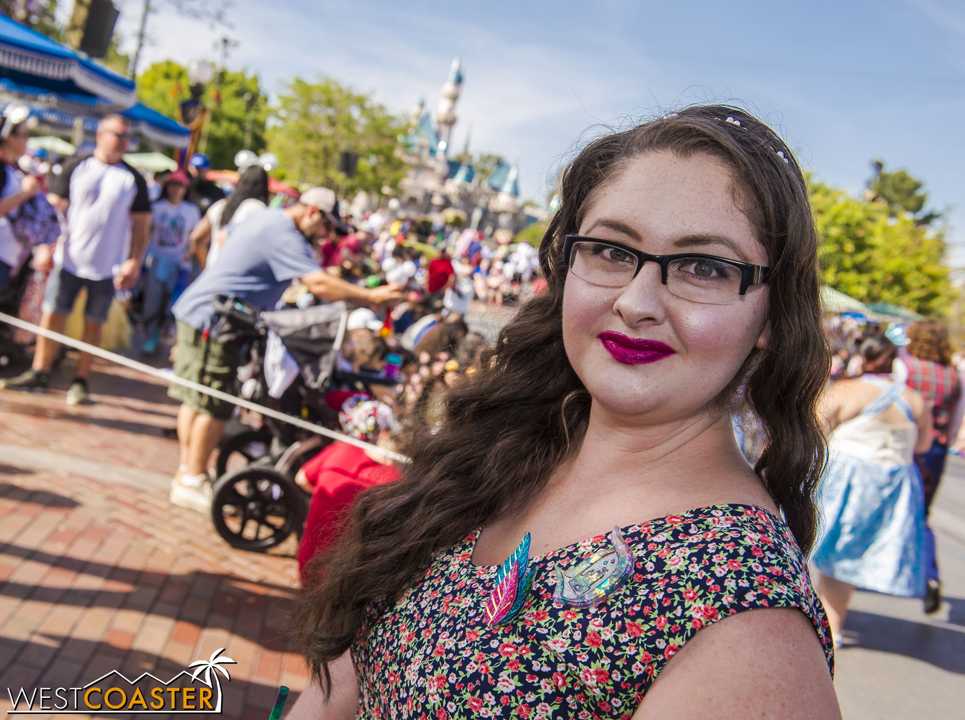  It's an excuse for Disney fans, like friend of Westcoaster, Jessica, to look extra pretty for a day at the parks. 