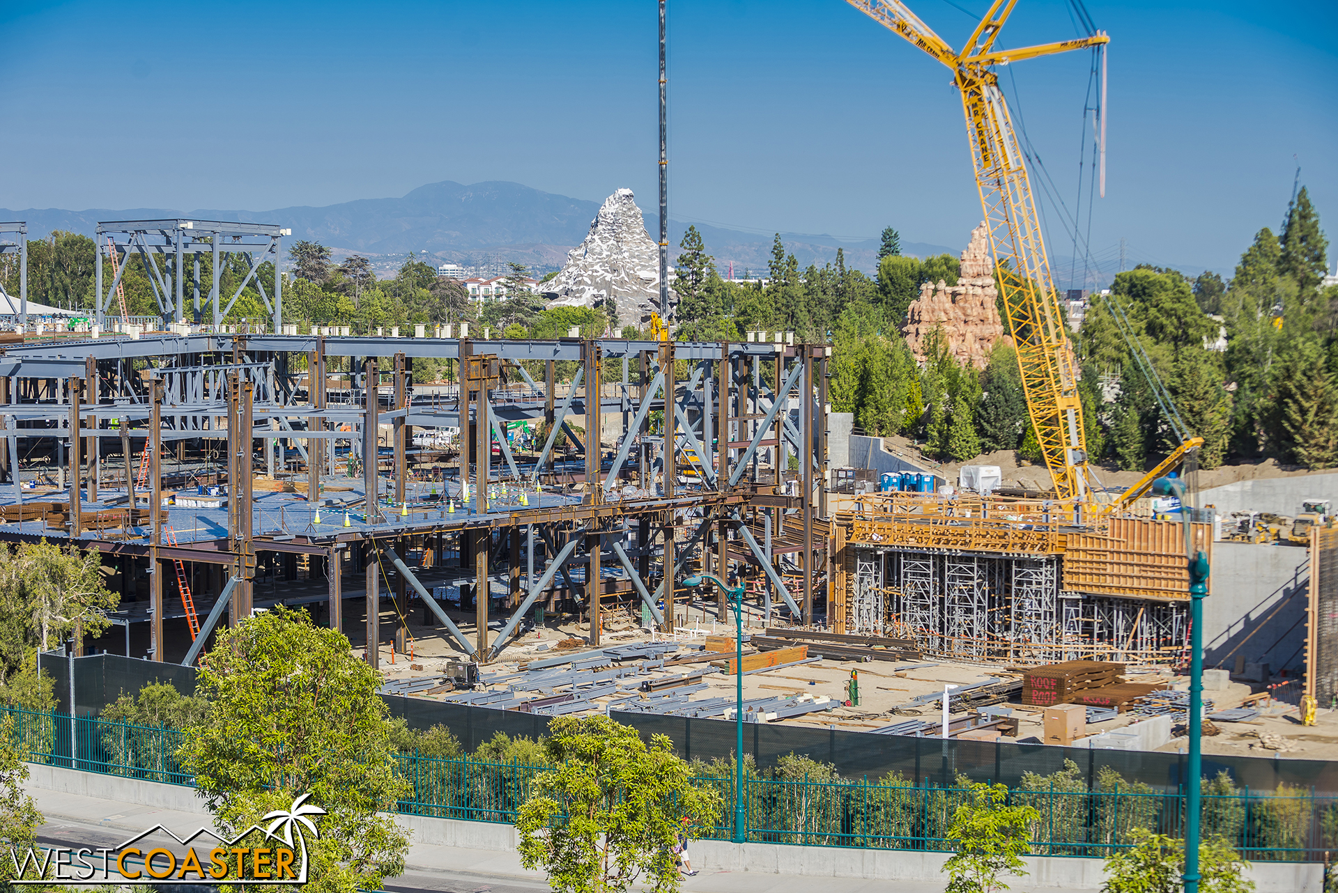  More steel has gone up, and the concrete portions continue to get formwork set up and have concrete actually cure. 