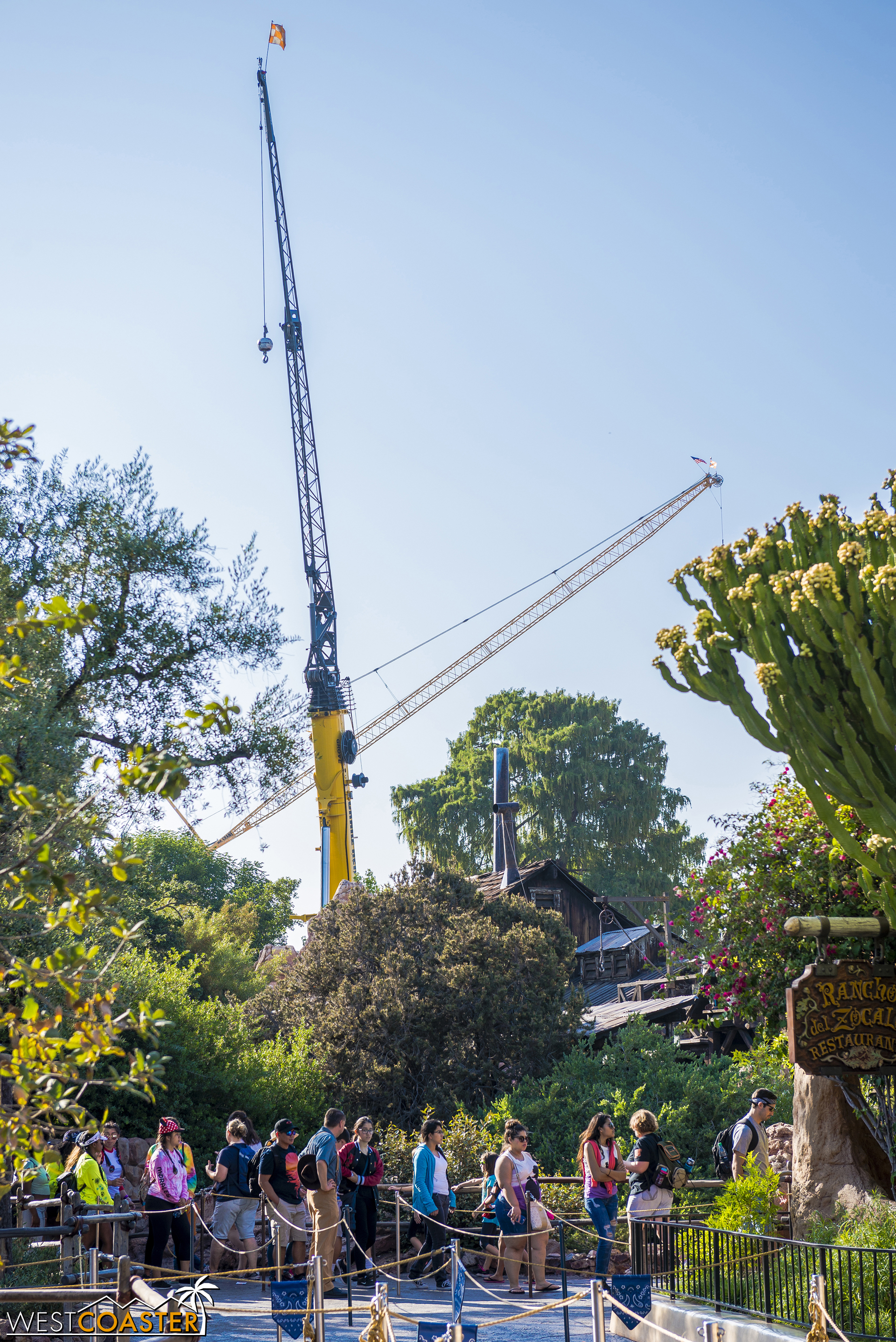  "Yo dawg, I heard you like construction cranes, so we crammed more cranes next to your other cranes, you're gonna have to crane your neck to see them all!" 