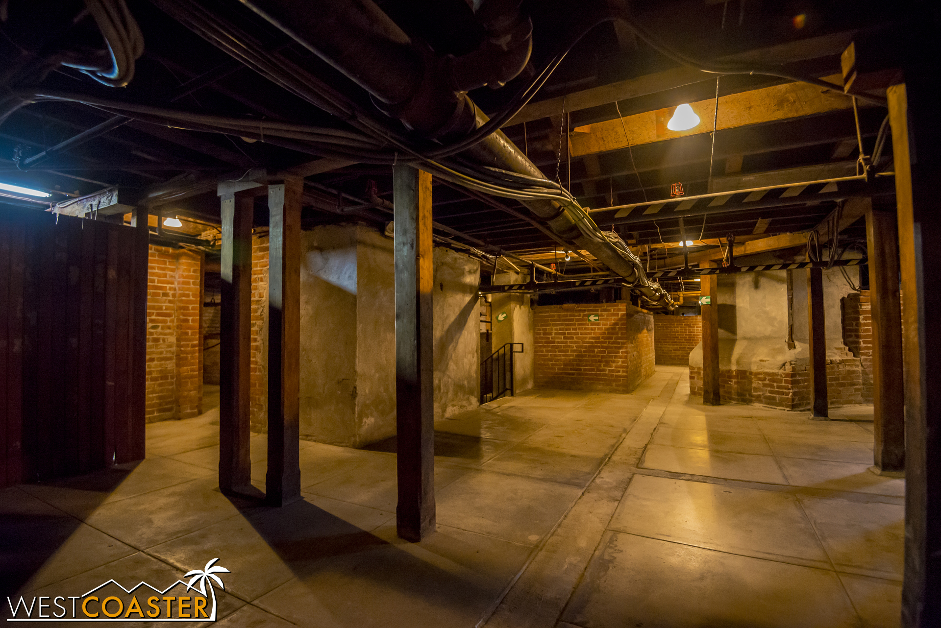 Guests also get to go down to the brooding basement.