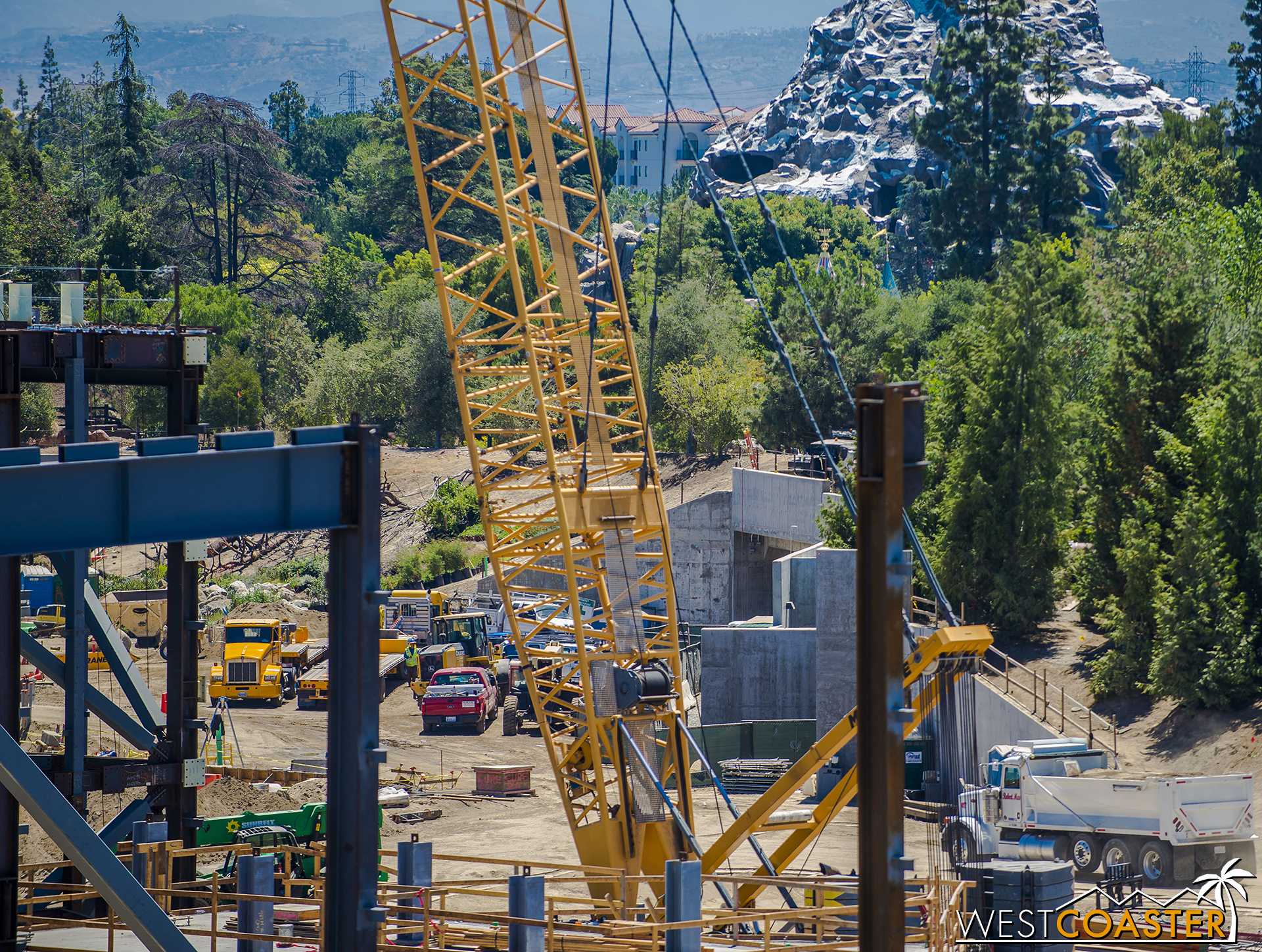  Looking over toward the Fantasyland entrance into the land. 