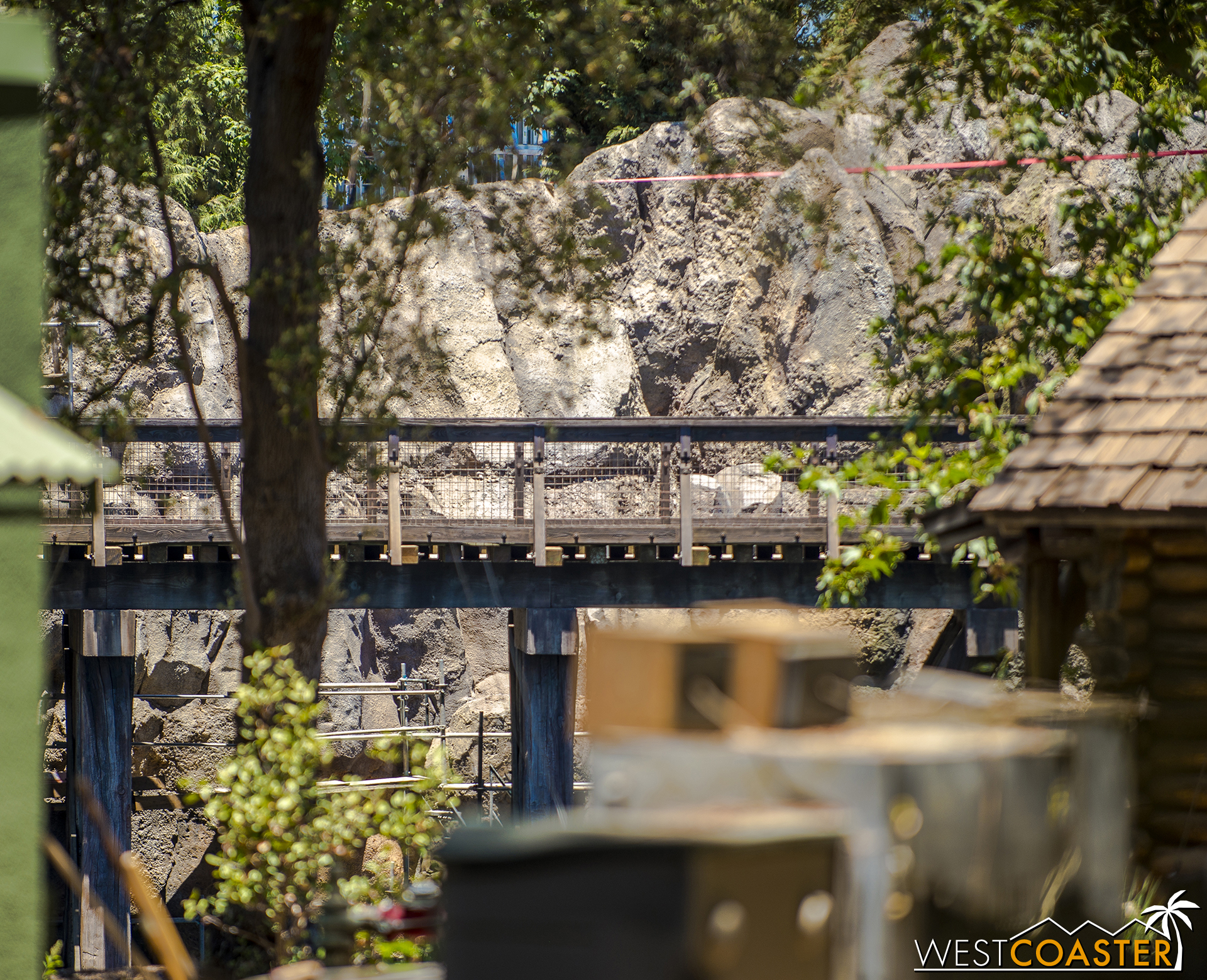  An angle through Fort Wilderness. 