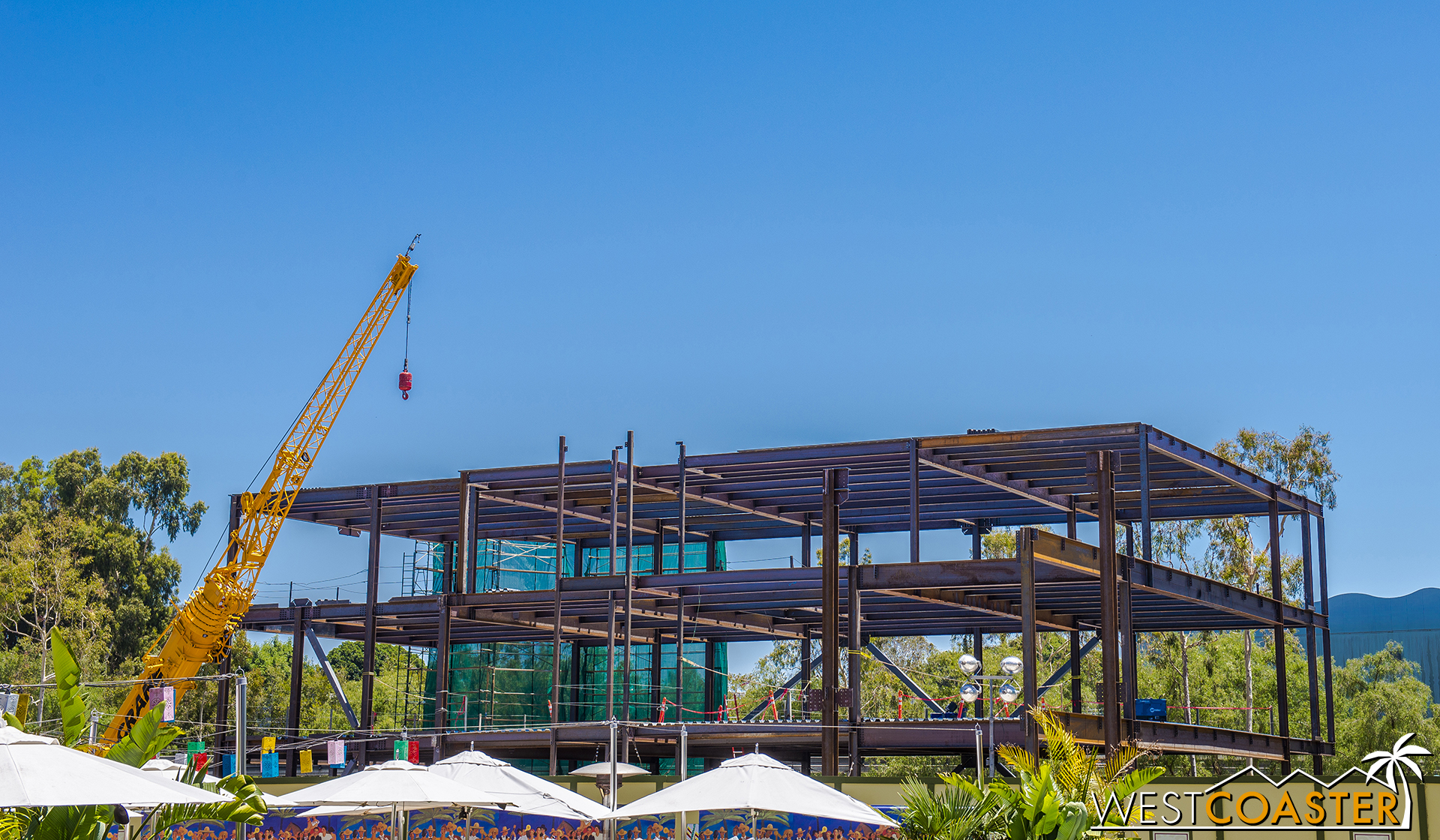  Yes, it's another steel building at the Disneyland Resort. 