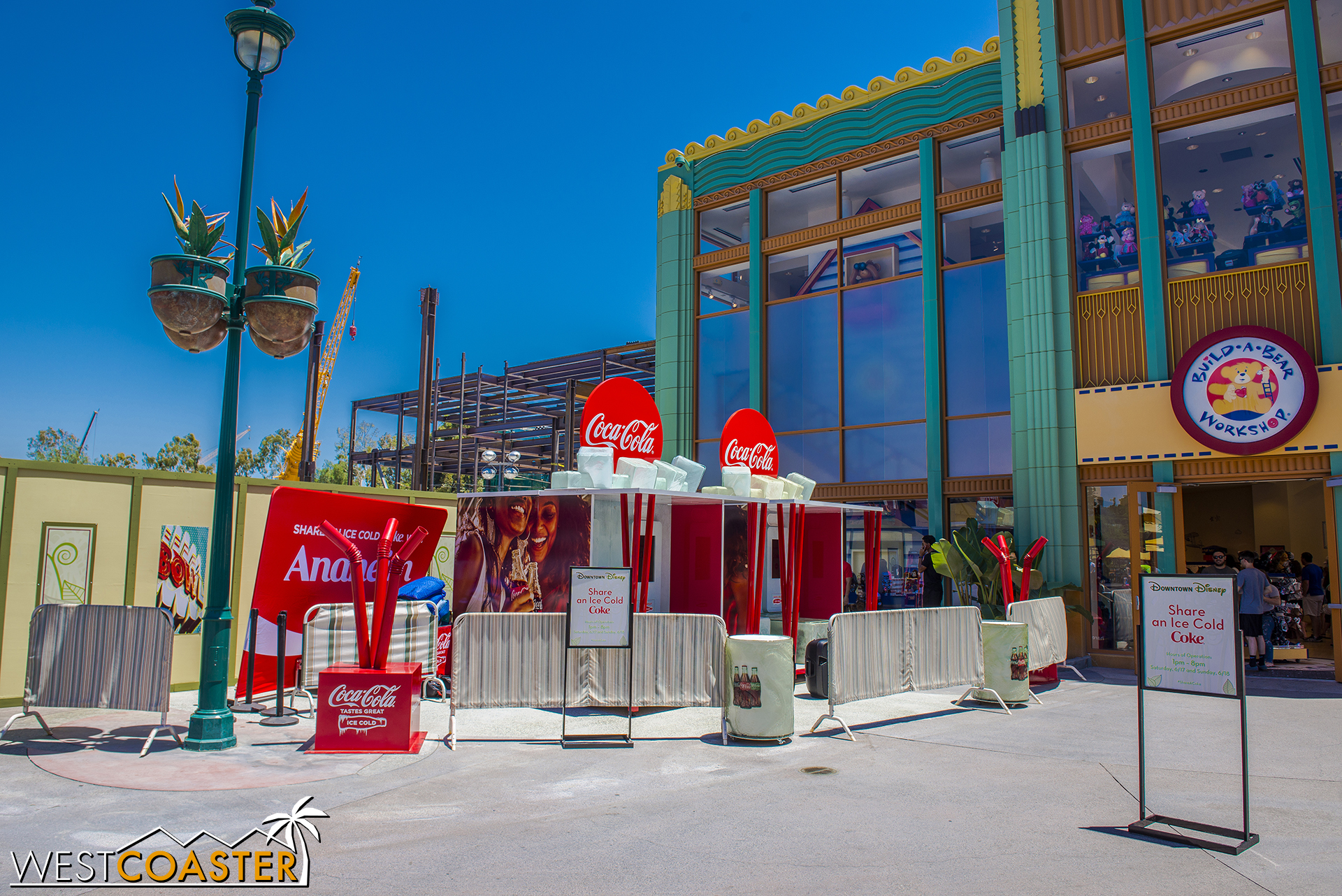  On Saturday morning, these custom Coke bottle machines were being set up, and it seems like they were working by weekend's end, since I saw a friend or two show off a "Share a Coke" bottle with a custom name.&nbsp; Pretty cool! 