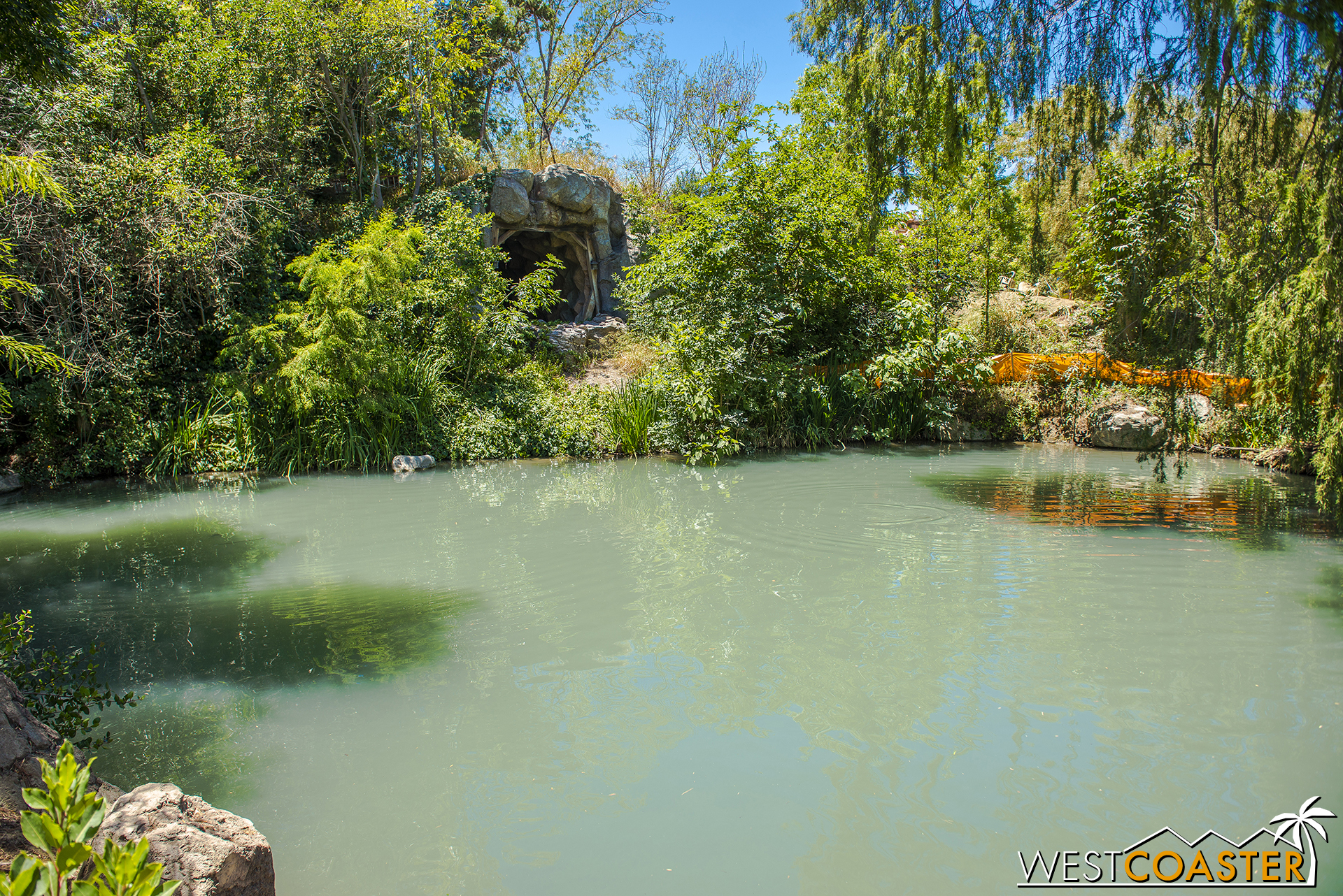  The body of water adjacent to the bridge by the last turnaround of Big Thunder Mountain Railroad seems to be broader than before, but that's probably my imagination. 