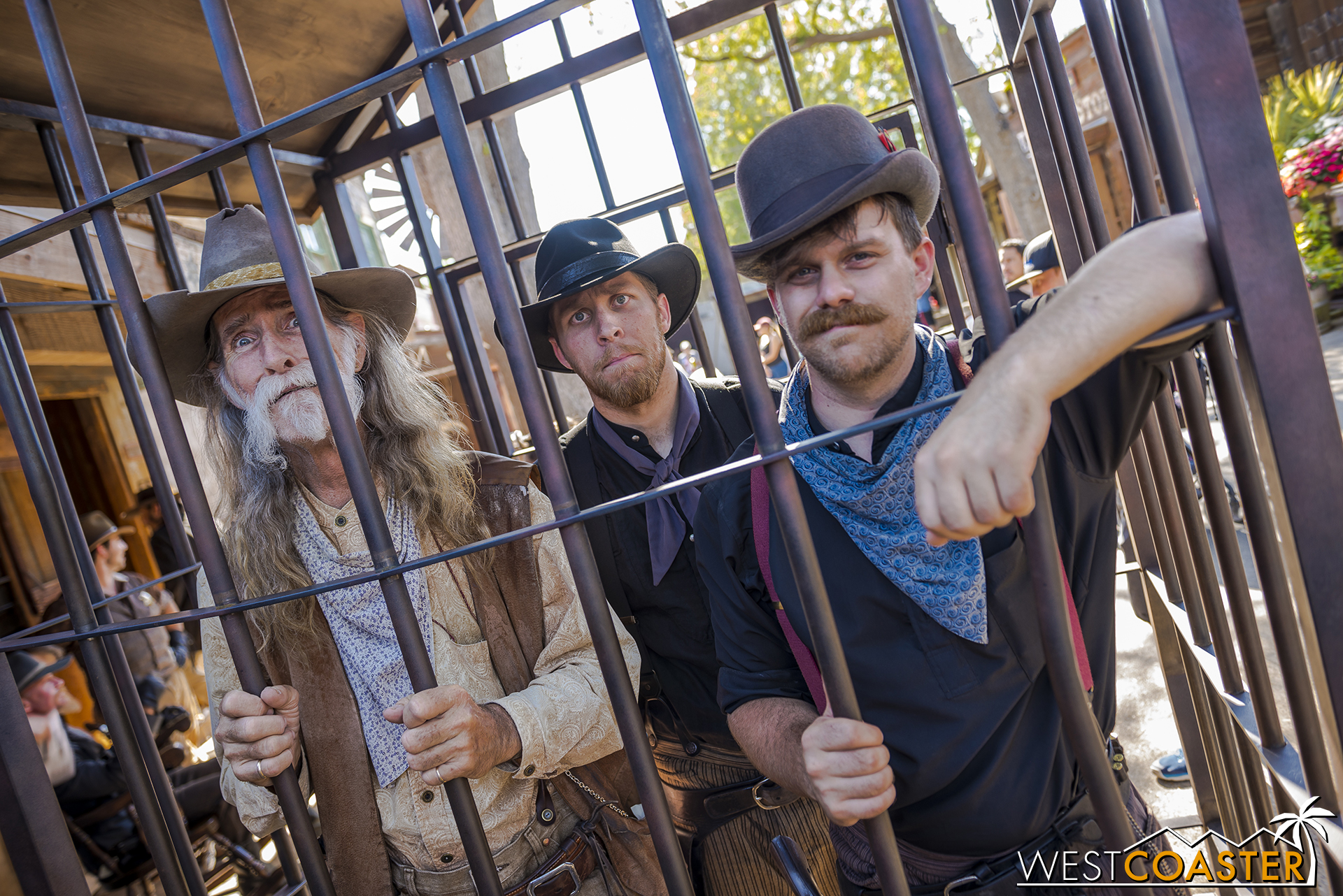  Ike, Fluke, and Scruff Mayfield holed up in a cell. 