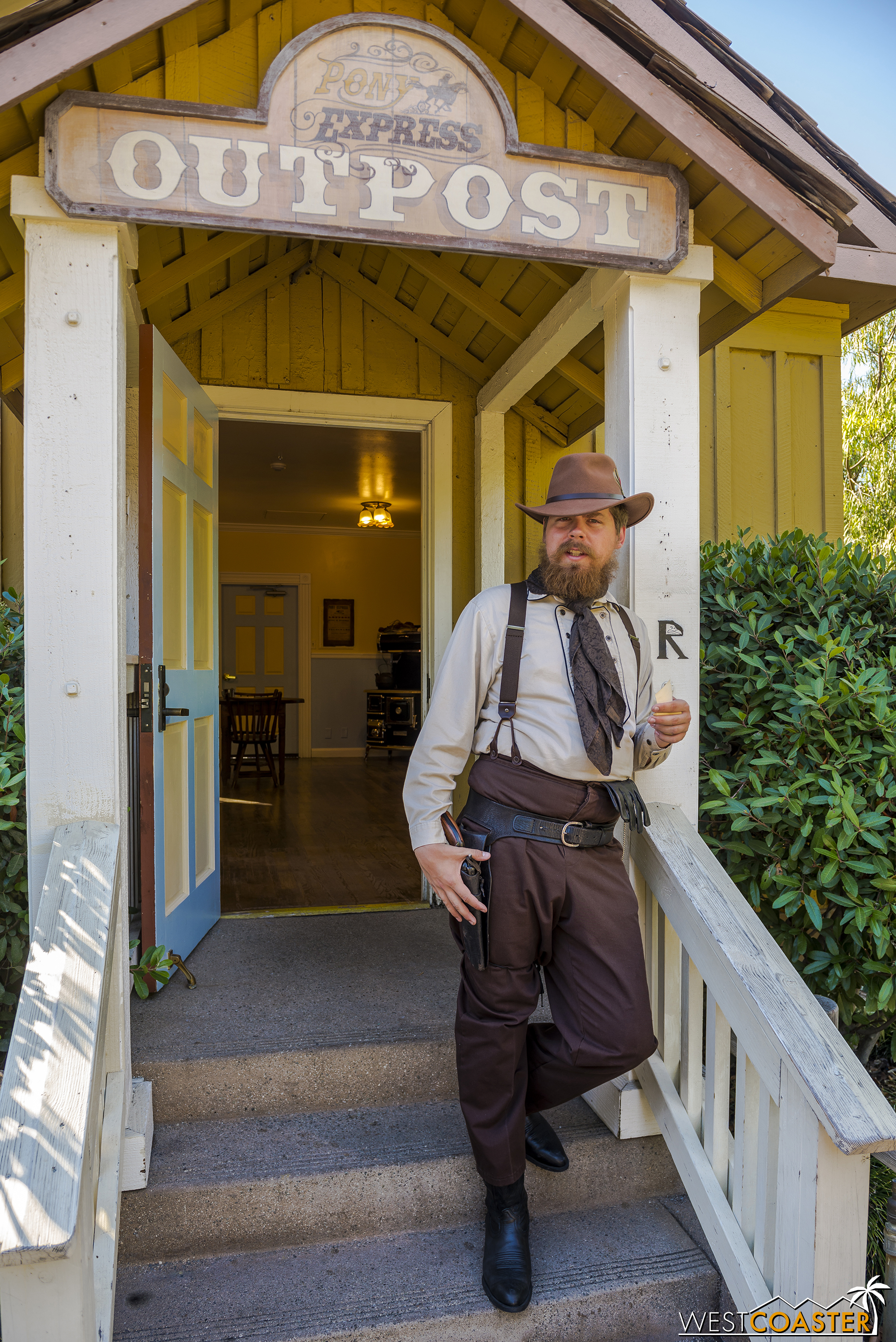  Brett Eastly also minds the new Pony Express office. 