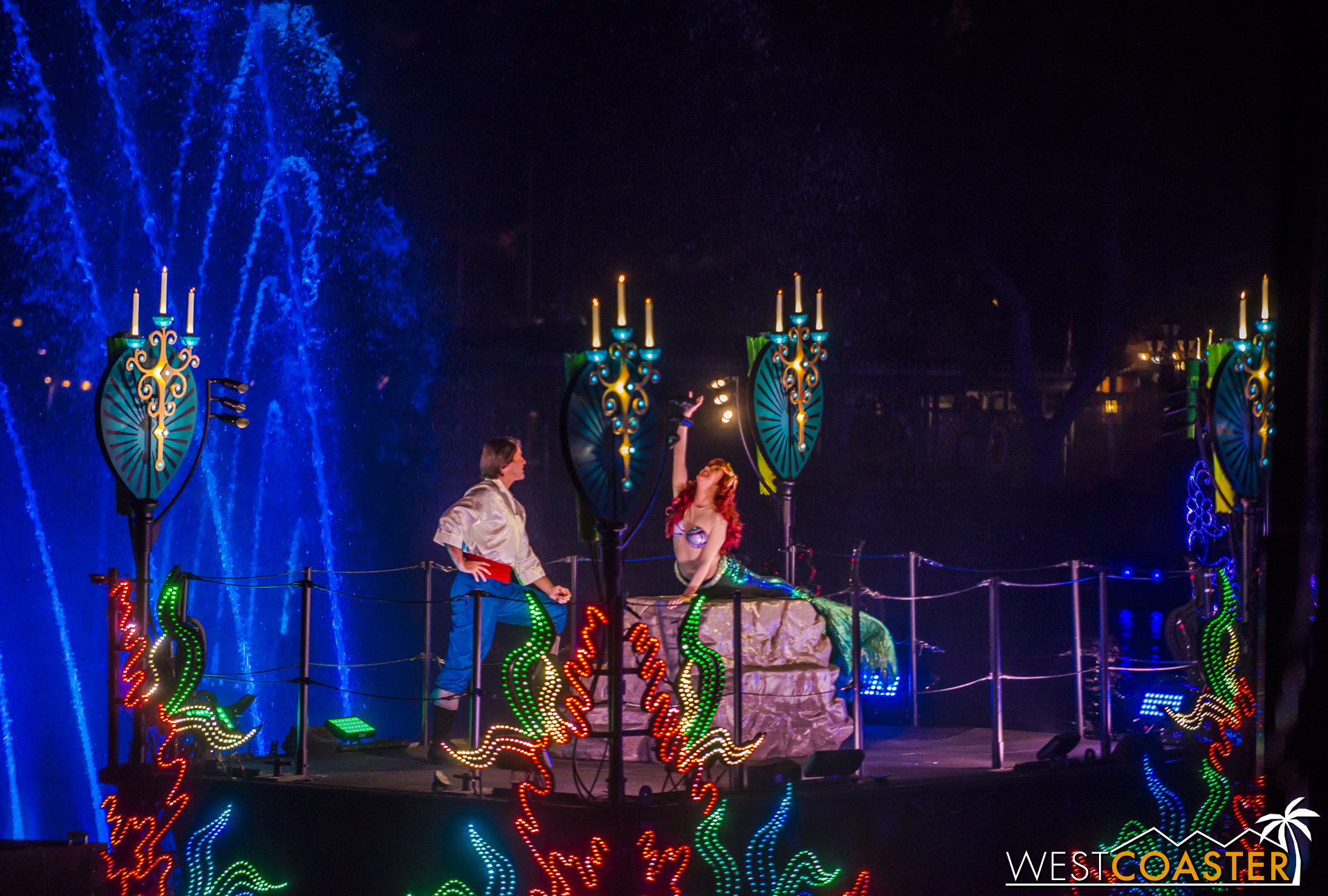  These barges have been enhanced before.&nbsp; The colored lighting doesn't seem quite as glowingly bright now compared to their previous incarnation, but they do appear crisper. 