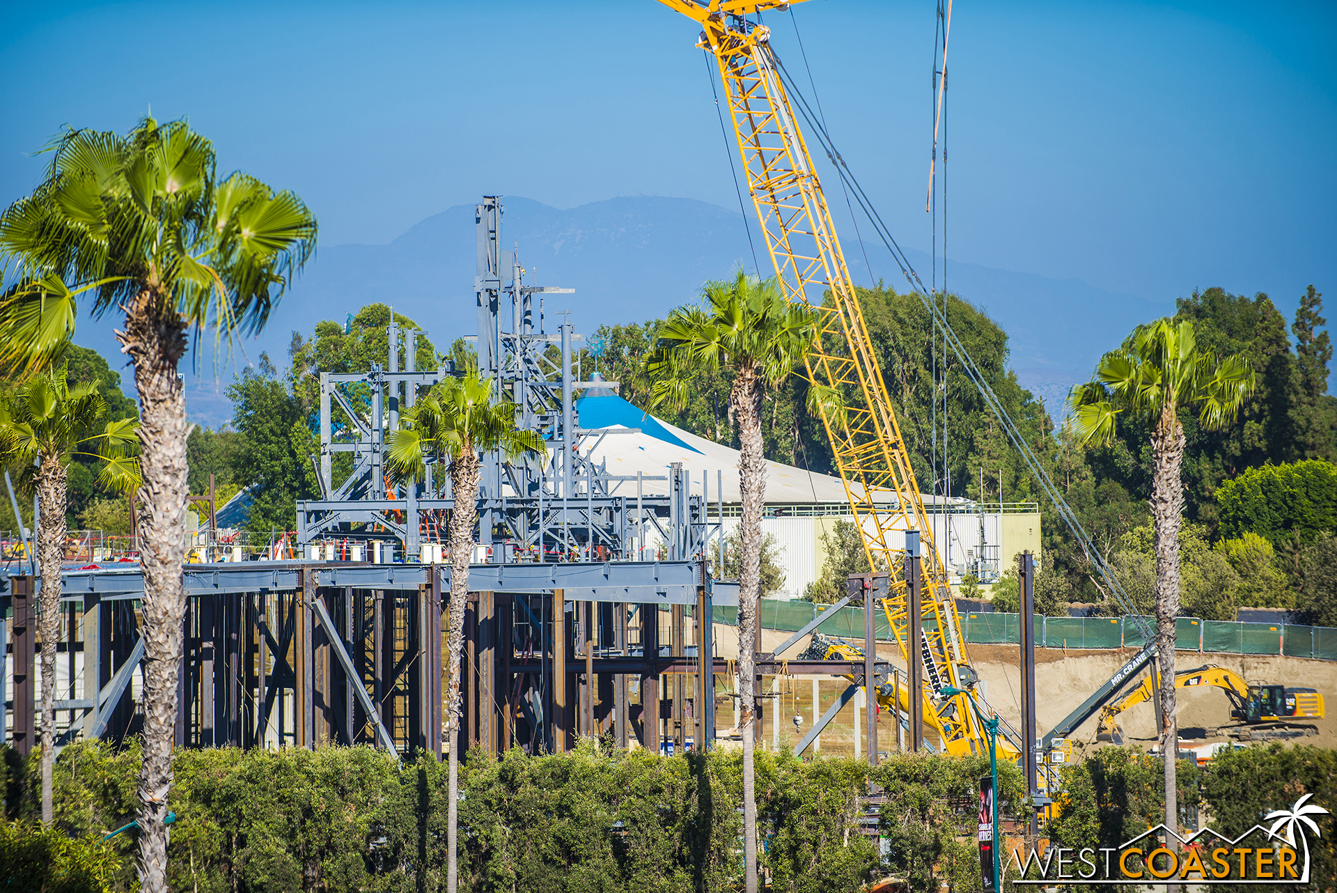  It's pretty exciting.&nbsp; And in fact, over the weekend, Disney cast members were signing a piece of steel that will form the highest point in all of the Galaxy's Edge.&nbsp; That means that a "topping off" of this land appears imminent! 