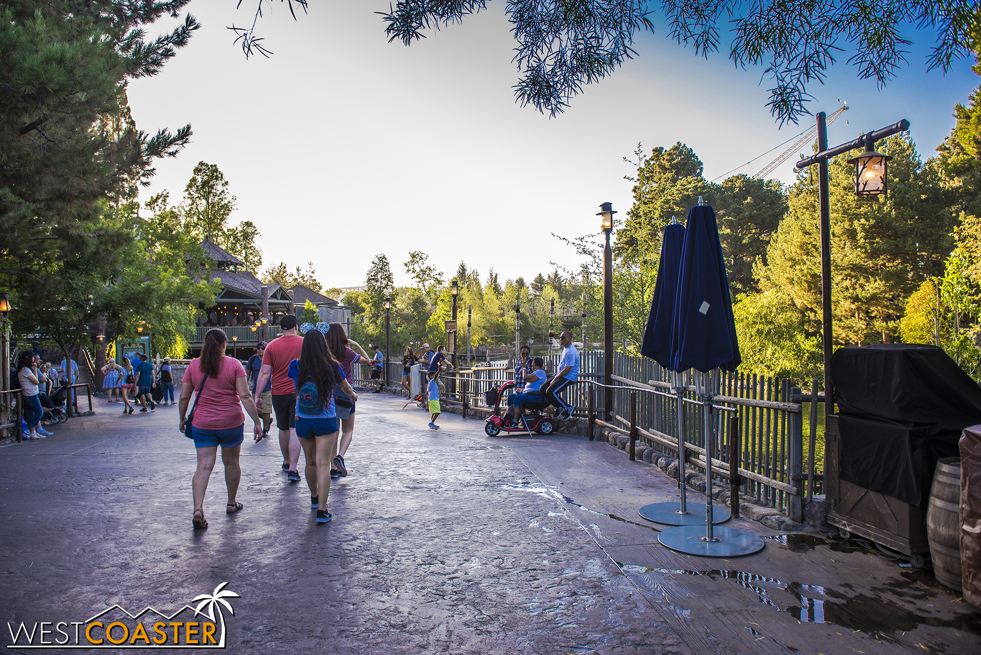  Work walls around the Davy Crockett Canoes are down now as well. 