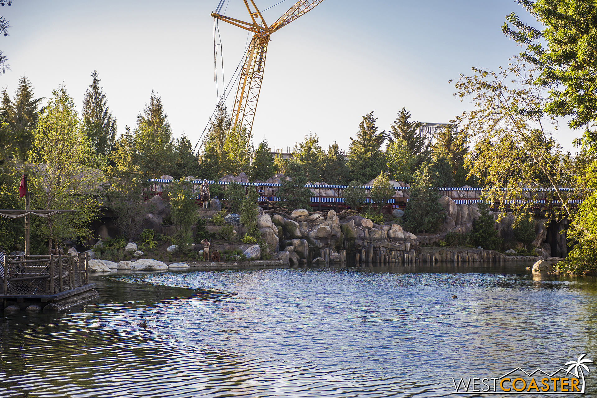  The Disneyland Railroad was testing while I was enjoying the ambiance. 