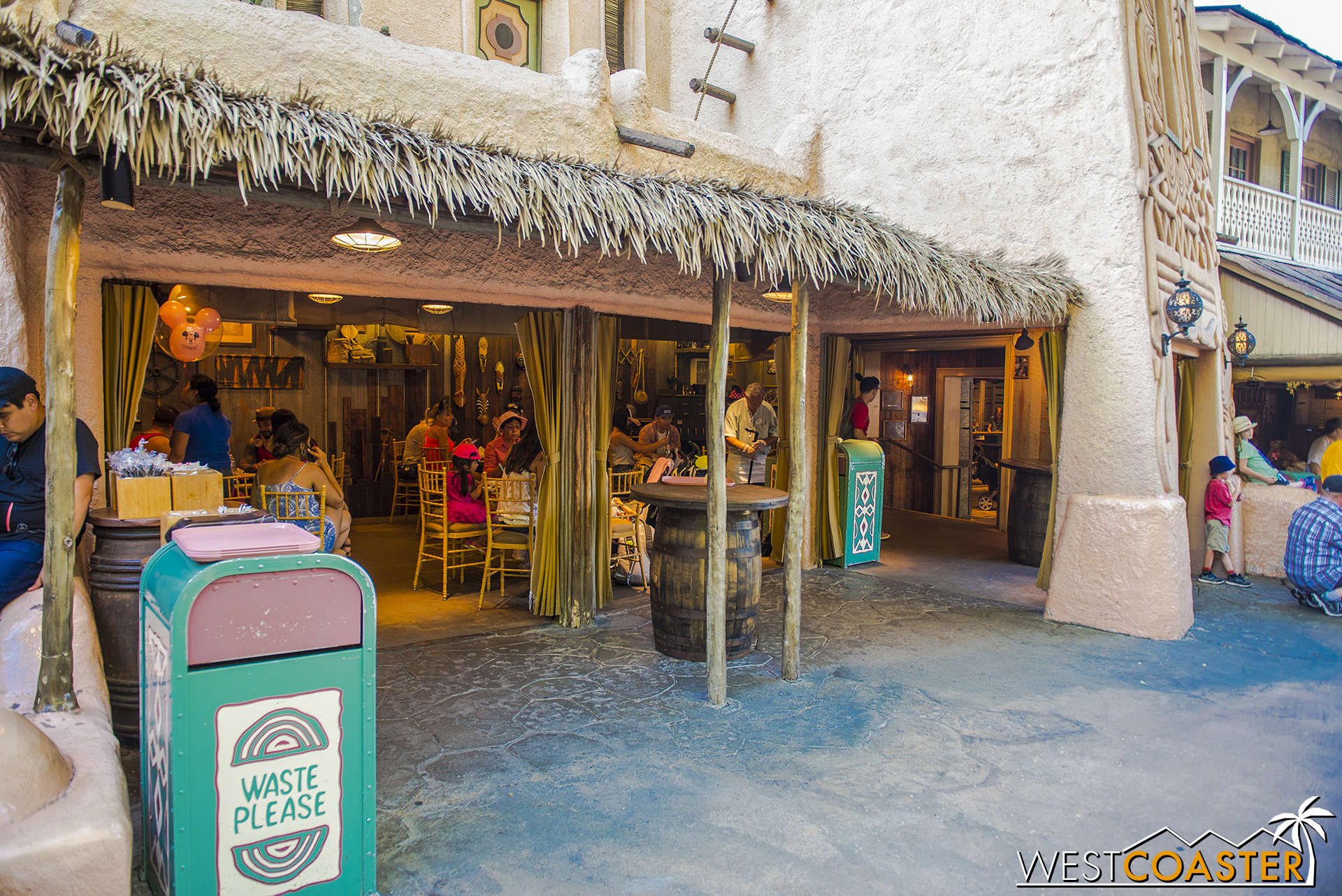  The old Indiana Jones Outpost signage has been removed here--the only apparent external signage change. 