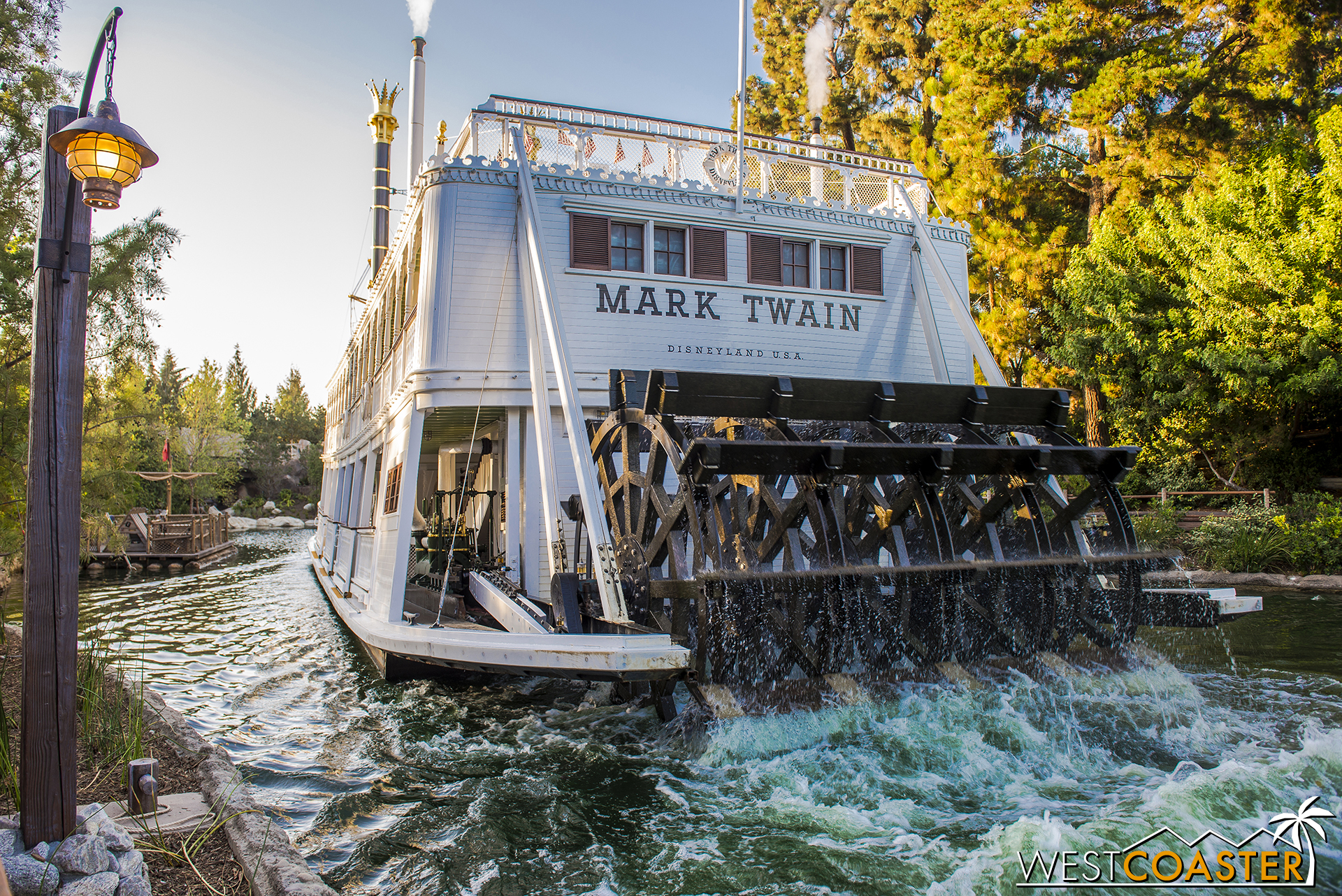  Starting Saturday, guest can once again take a steamboat ride around the now-shortened Rivers of America. 