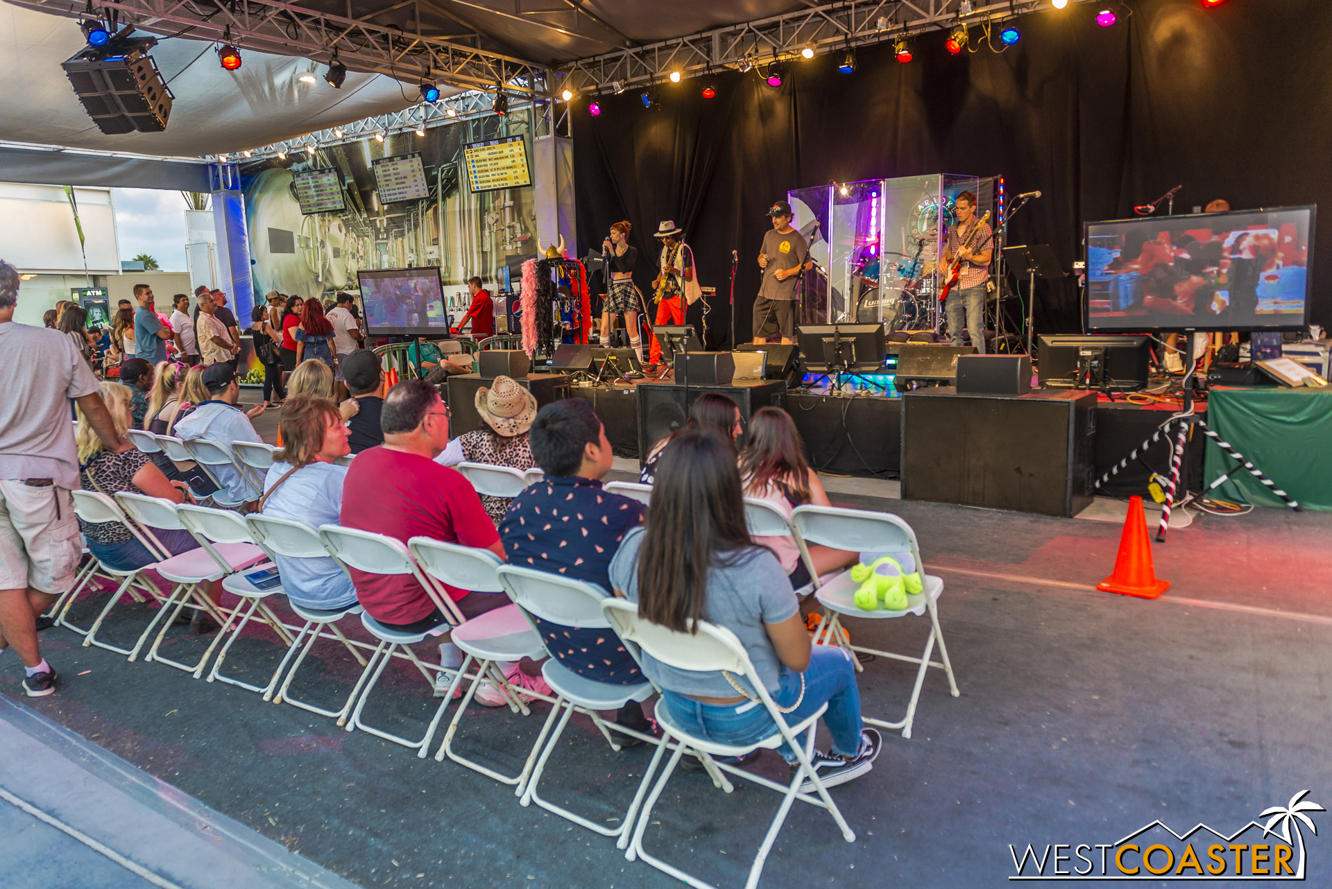  Those without the separate ticket to the Pacific Amphitheater can still see live music in multiple locations throughout the OC Fair itself. 