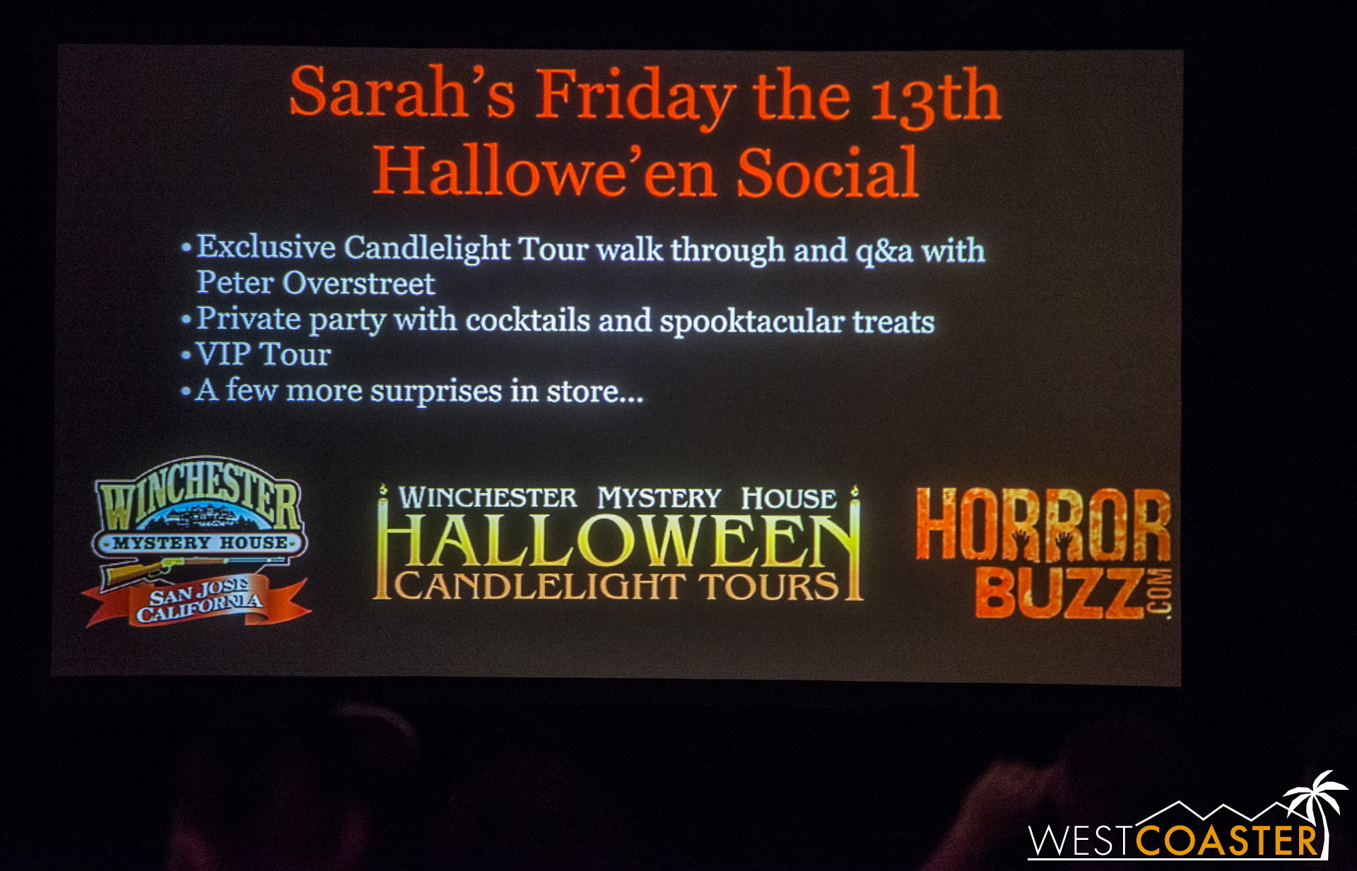 This year, Winchester is partnering with Horror Buzz for a special Friday the 13th Social. This promises to be a very exciting event, given how significant the number 13 was to Sarah Winchester and the house.