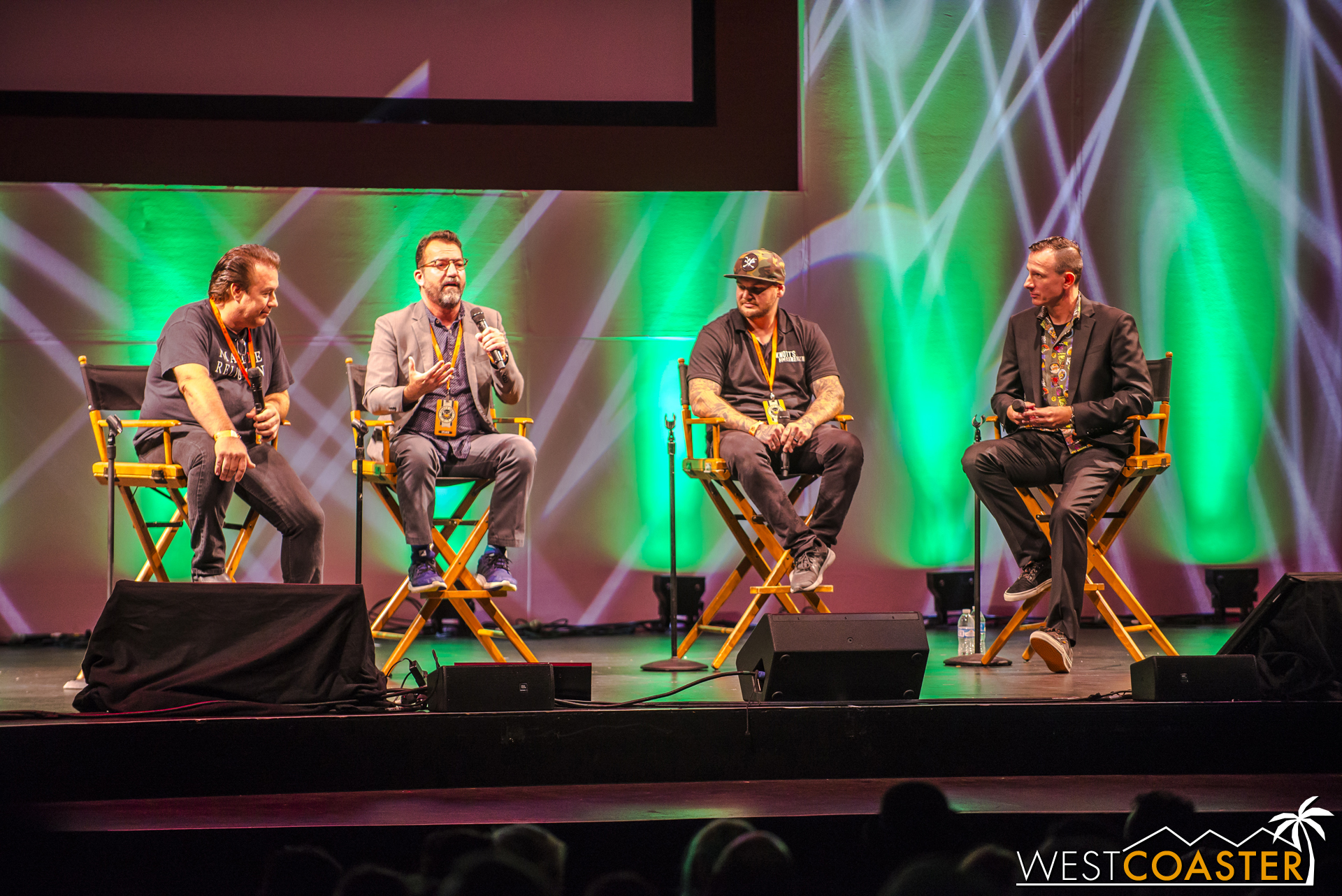 (L-R) Larry McCauley, Todd Faux, and Jon Cooke talk about how mazes have come along since the beginning.