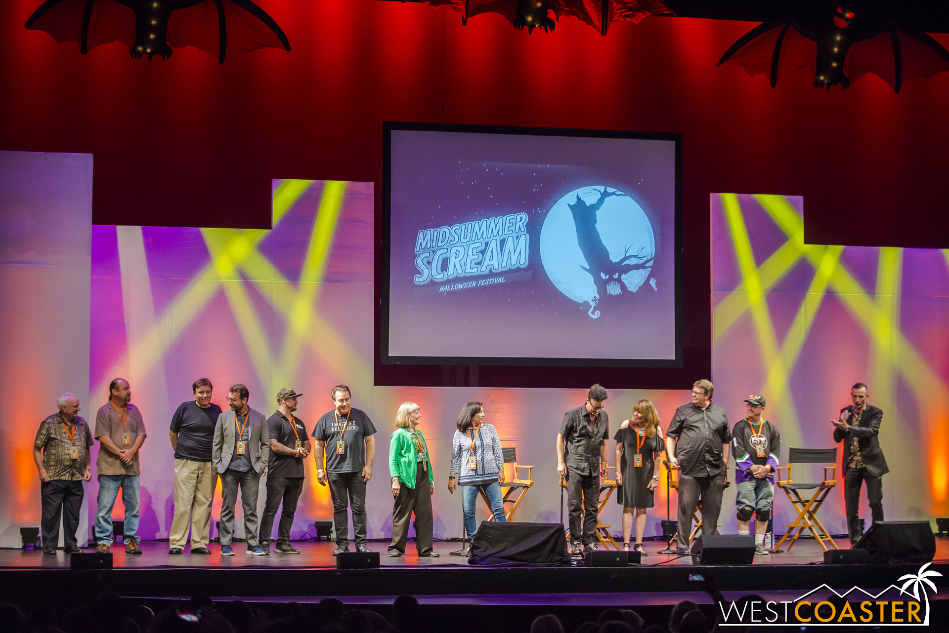 All the panelist on stage at the end of the panel.