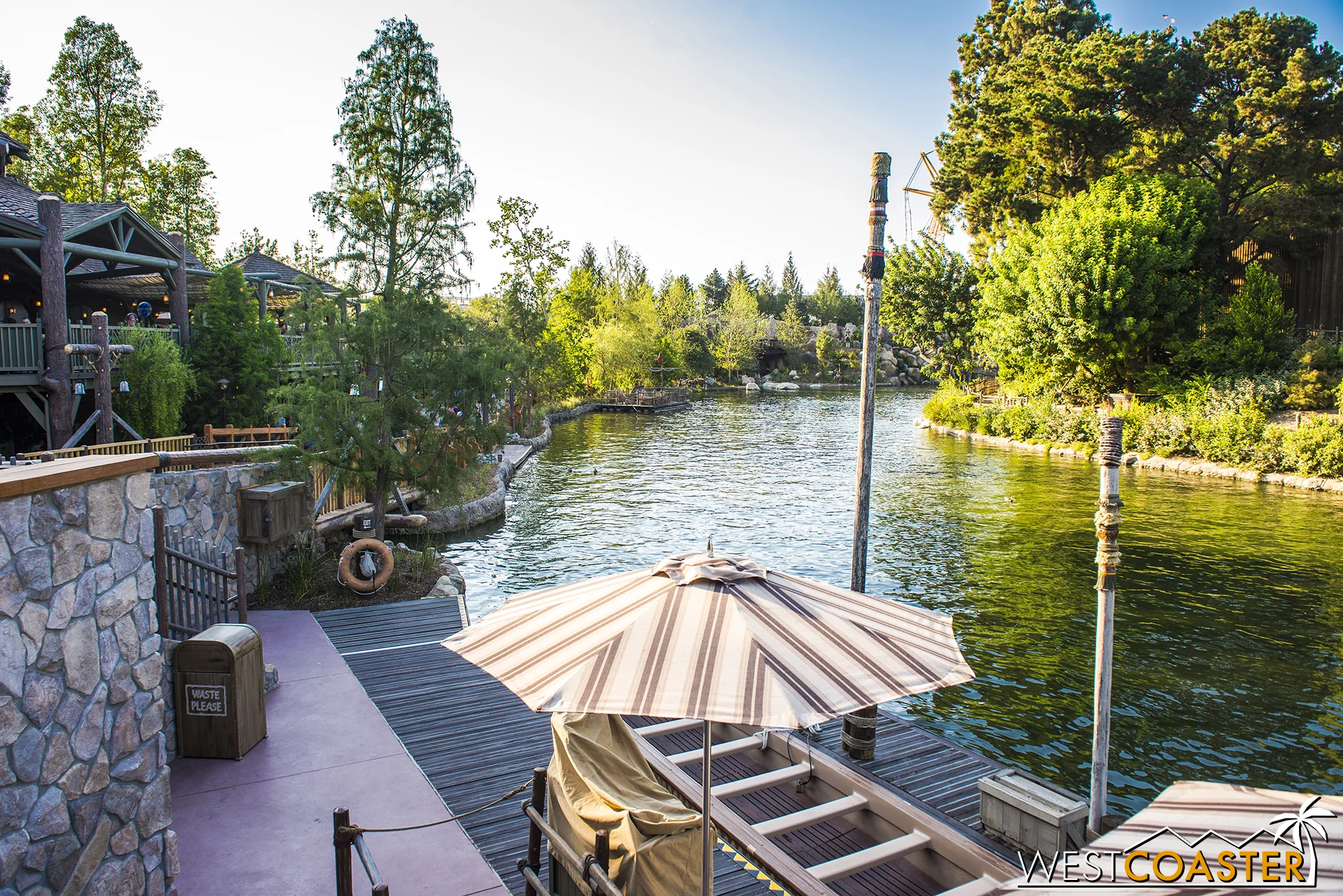 As the pathway from Critter Country was being formed toward Star Wars: Galaxy Edge, some people noted that this would open the Rivers of America up to a new riverwalk area that could be pretty pleasant.