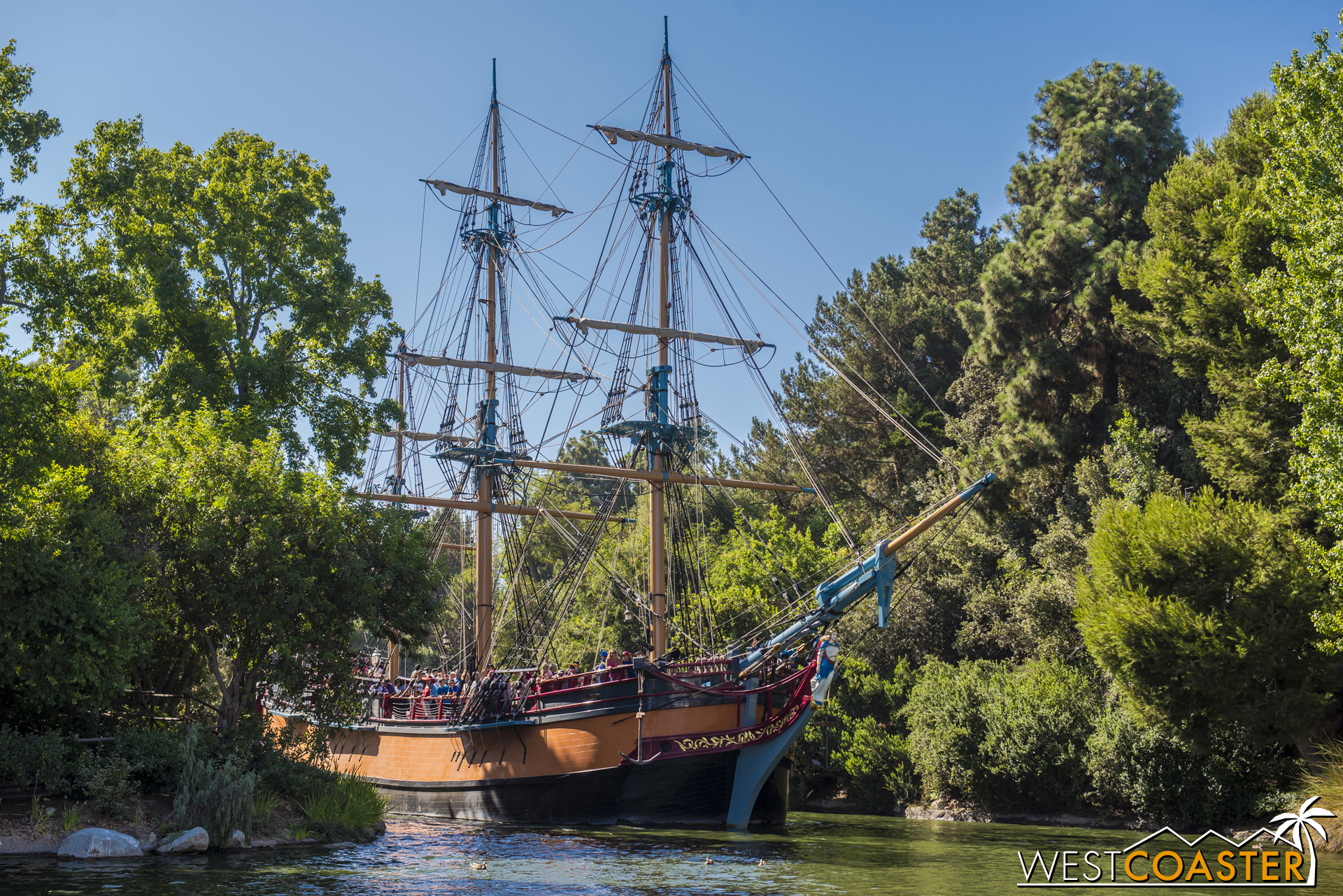  The S.S. Columbia is also back on the waters of the Rivers of America. 