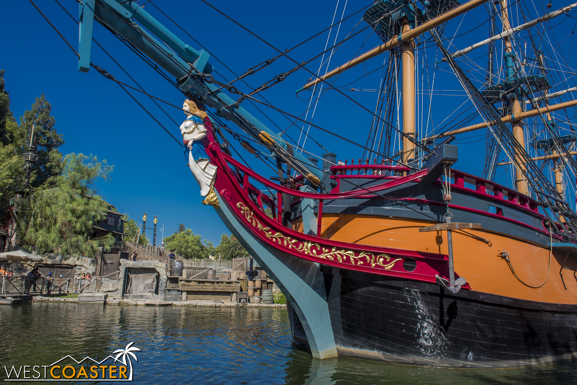  DizFit members can partake in a grueling obstacle course that requires traversing the rigging across the ship while wearing two dozen turkey legs to weigh them down. 