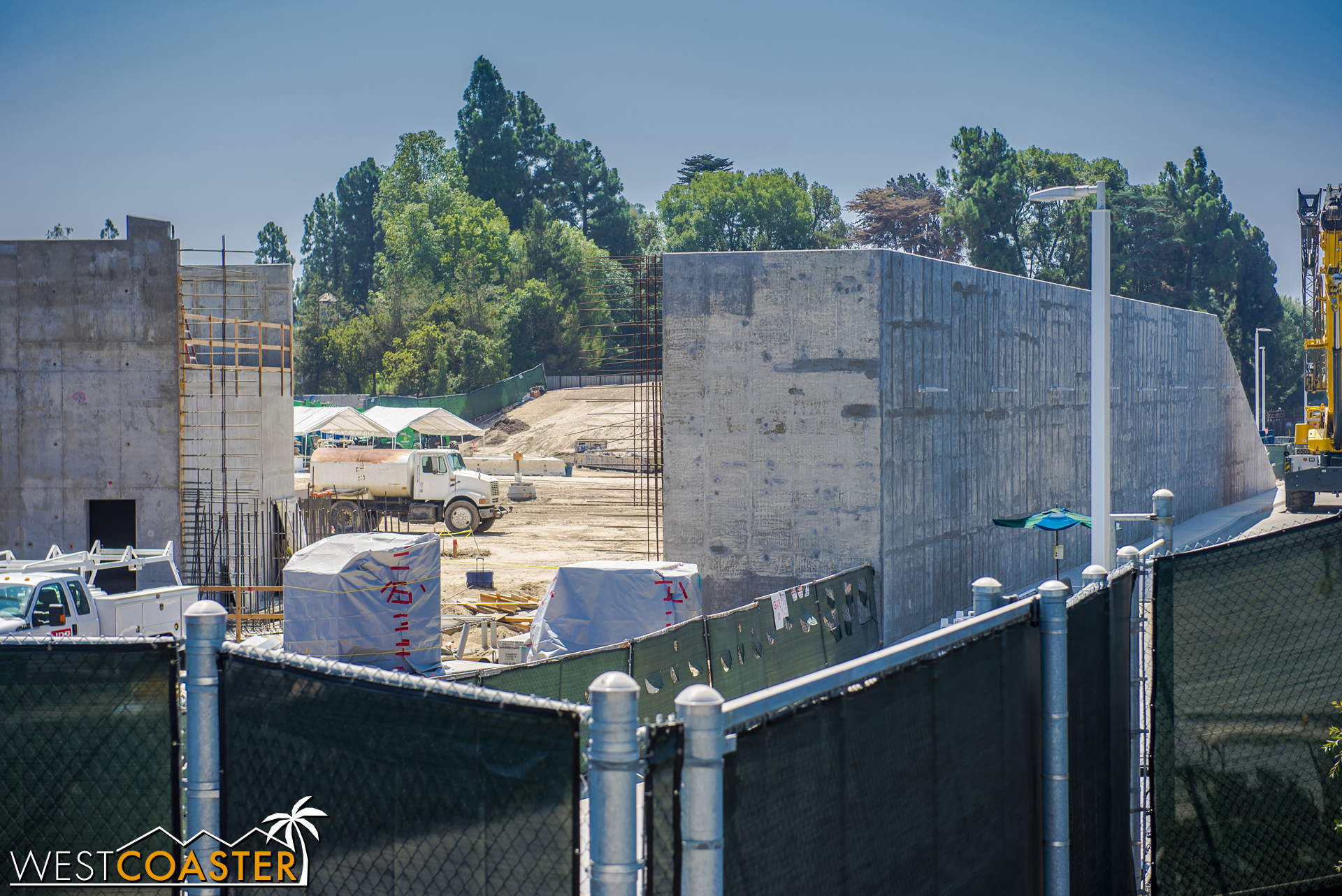  They still haven't closed off this wall, but the rebar is there and ready for it! 