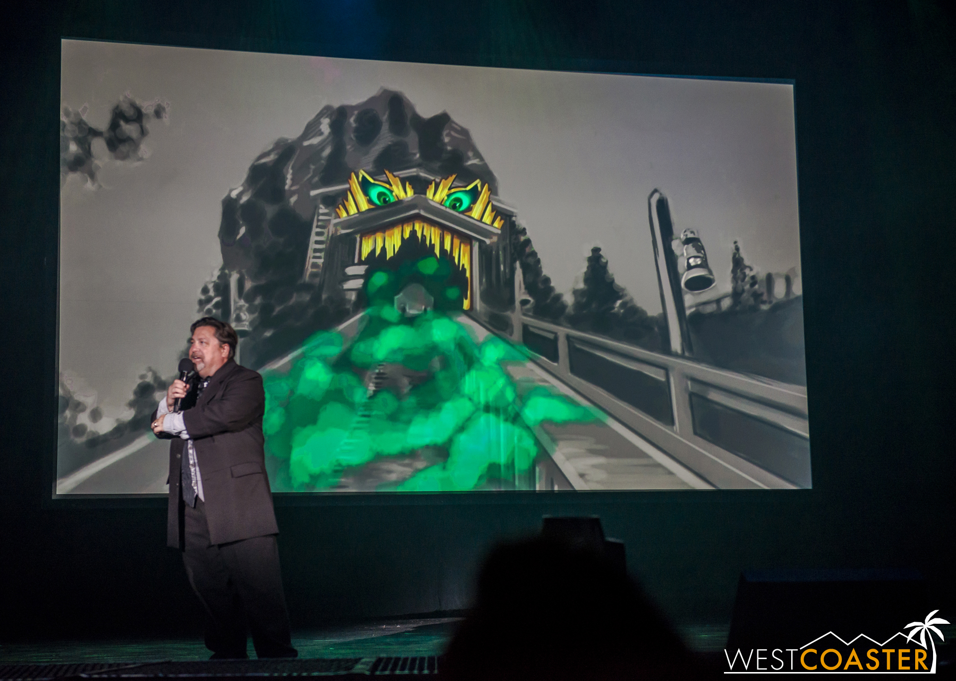  The first big announcement was the Log Ride Halloween season makeover. 