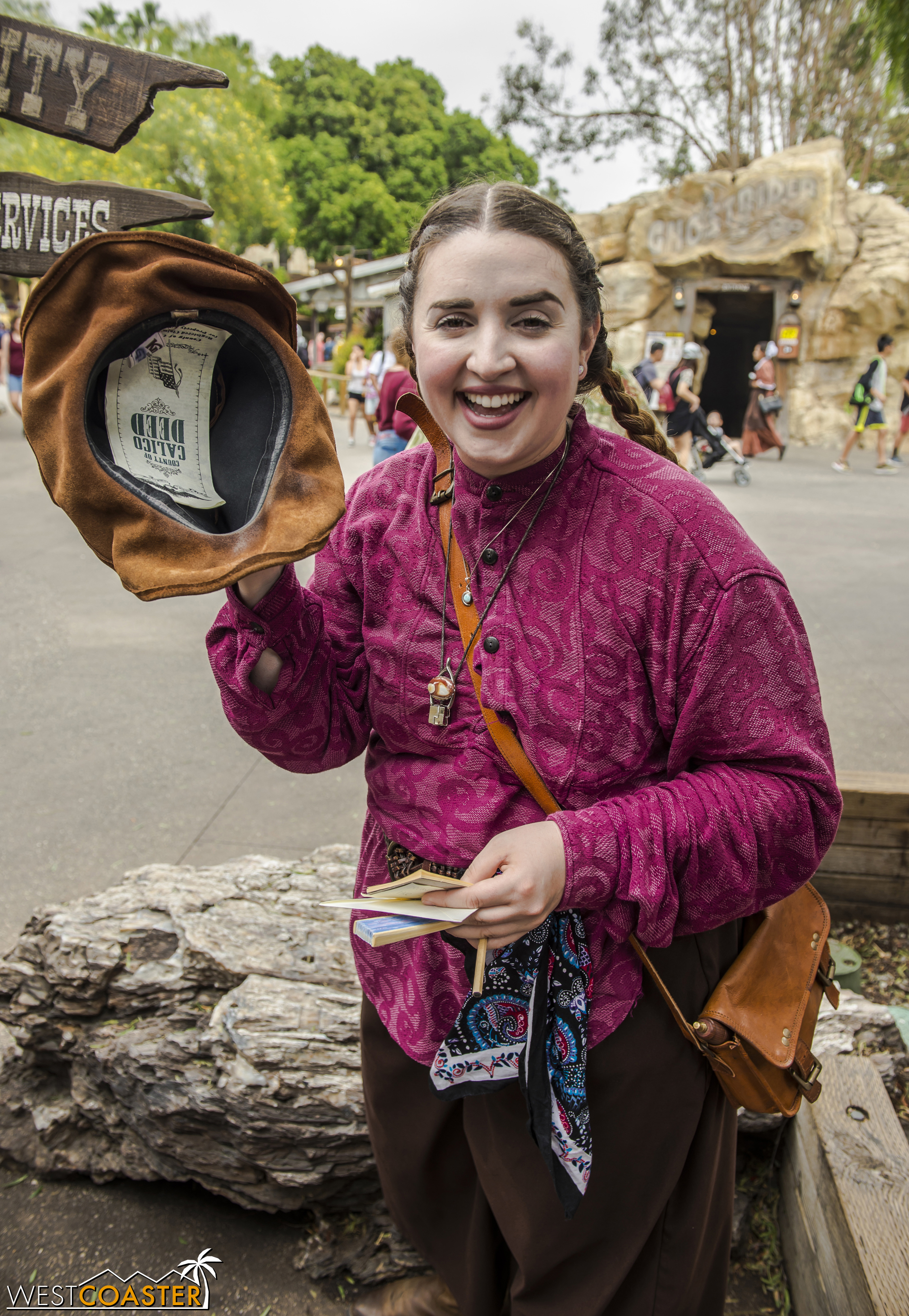  Ophelia Finch conceals a secret: she has a deed to the Calico Mine, which means she could potentially be sitting on a mountain of gold! 