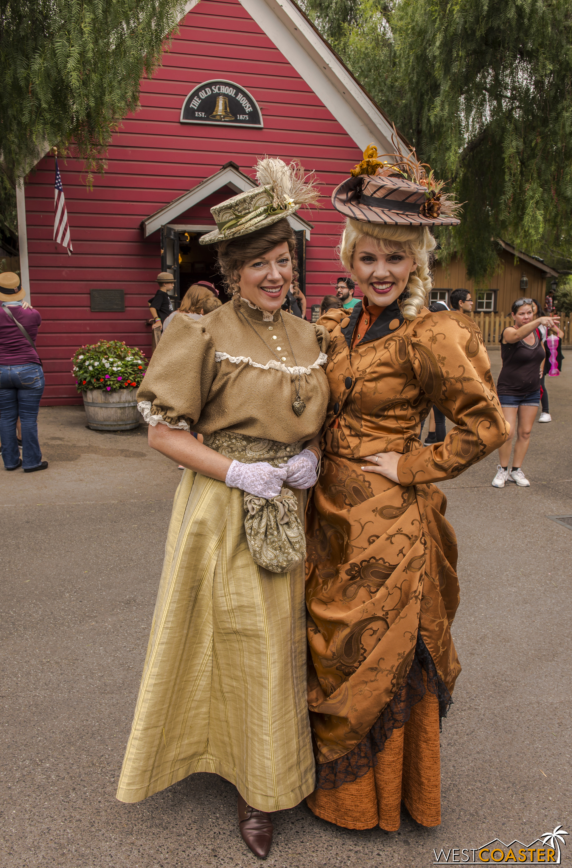  The West sisters, Gertie (left) and Goldie. 