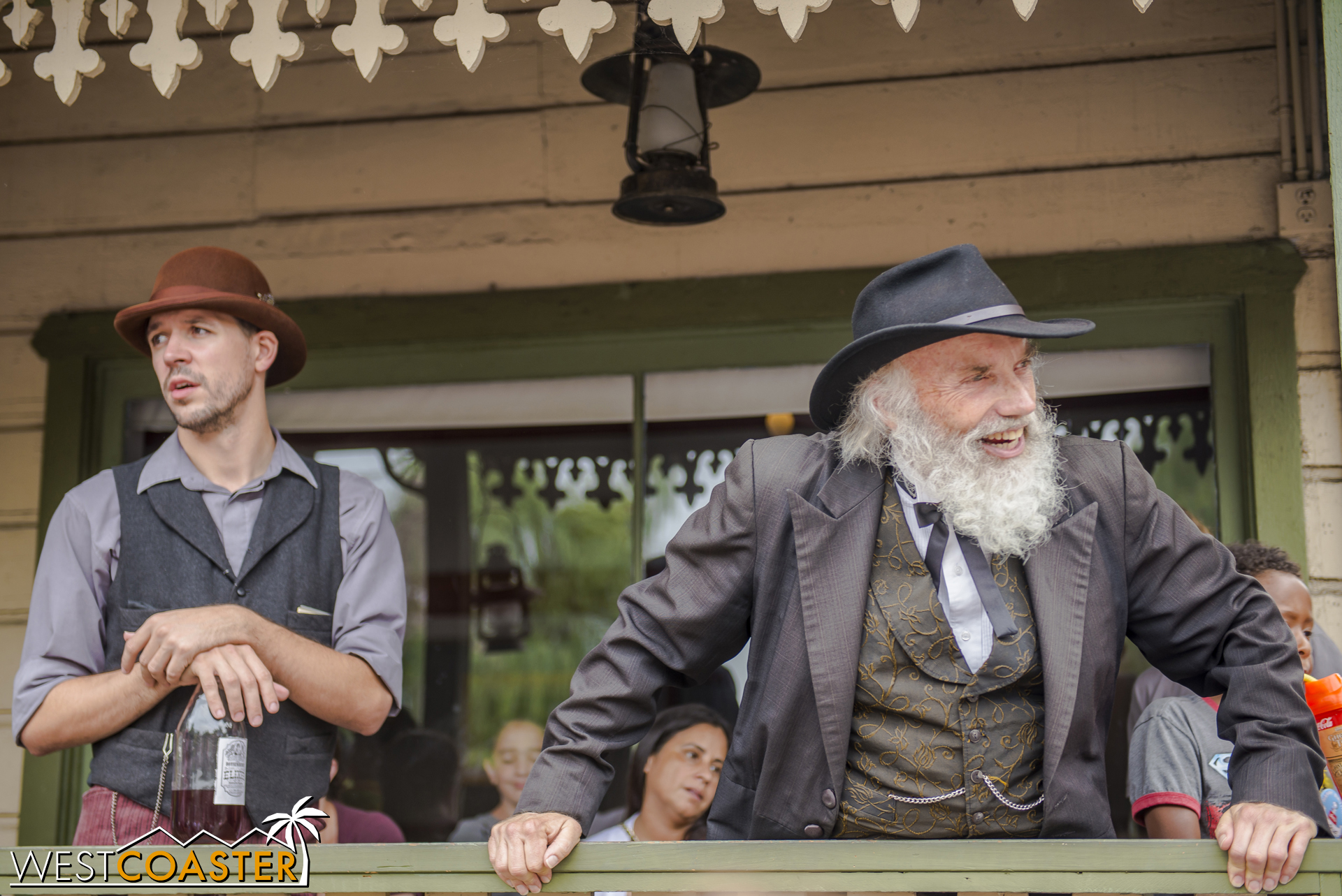  Kenny Storm and Judge Roy Bean look on to make sure voting is being conducted fairly. 