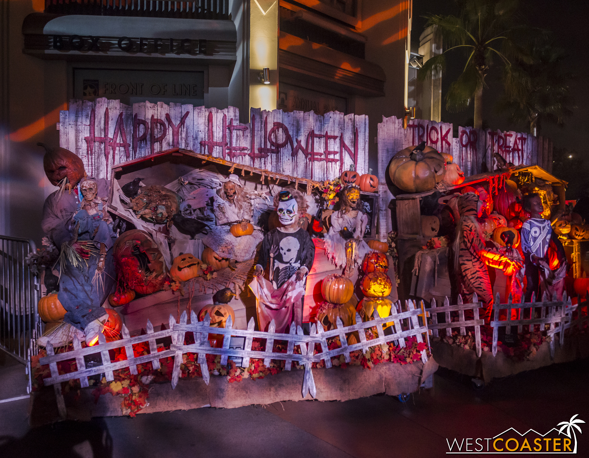  There are no fire towers for the first time in a decade, but plenty of gory Halloween theming. 