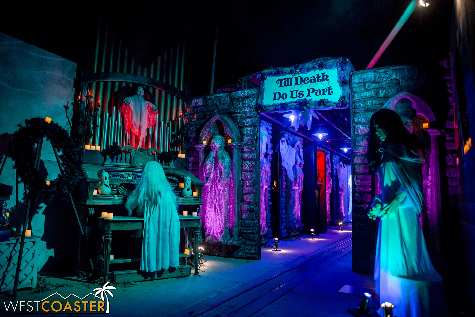 A scorned bride decries her fate at the organ.