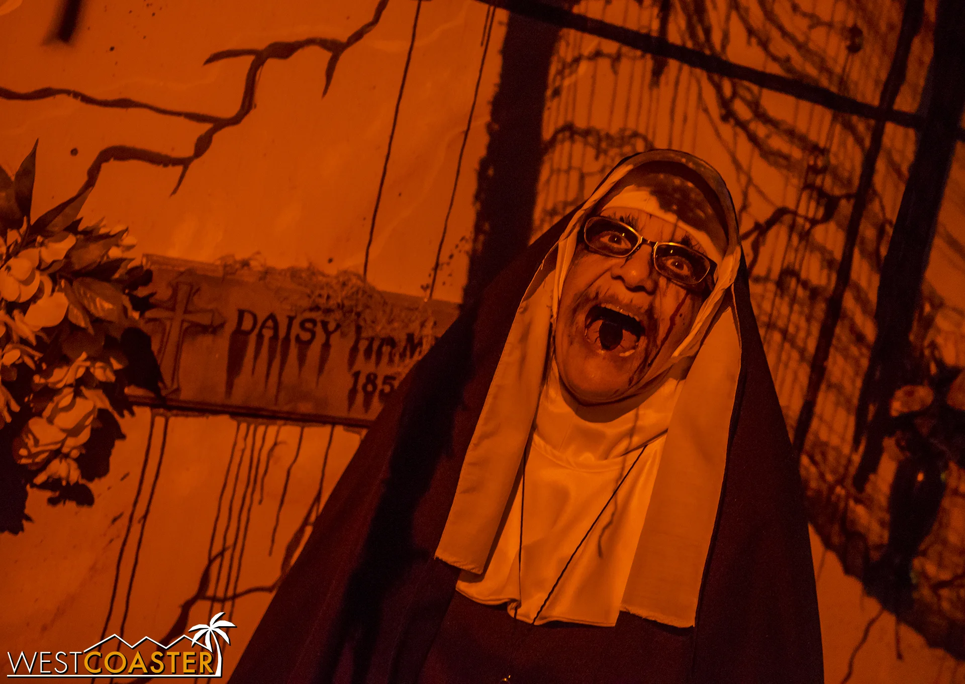 Nicole and Natalie's mom, Deborah, was my favorite character. Her enthusiasm to character was addictive, and she was absolutely adorable as a disturbing nun!