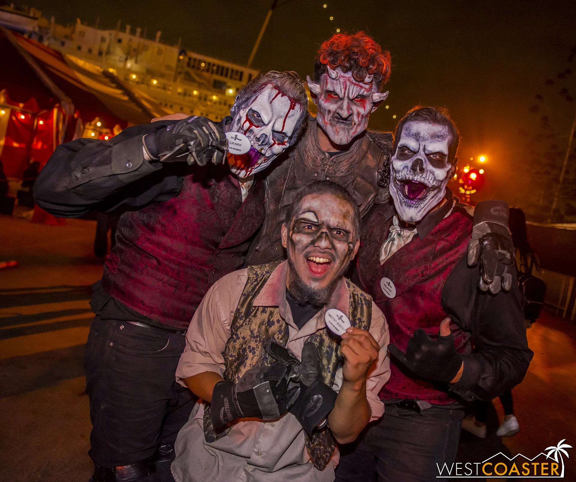 The Six Flags monsters certainly came a long way to participate in this Long Beach event!