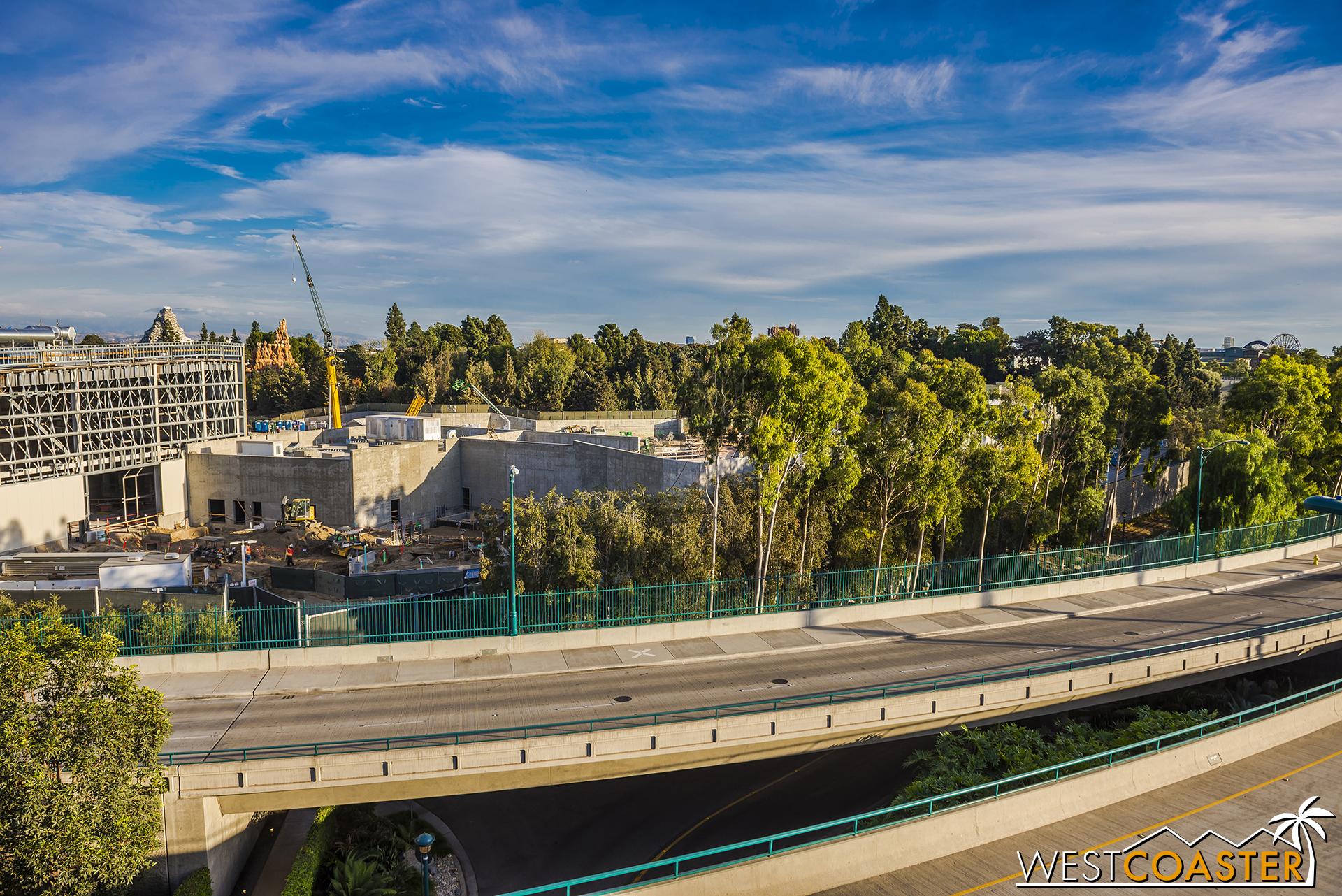  Oh, and also, there's a "Star Wars" Land continuing construction or something. 