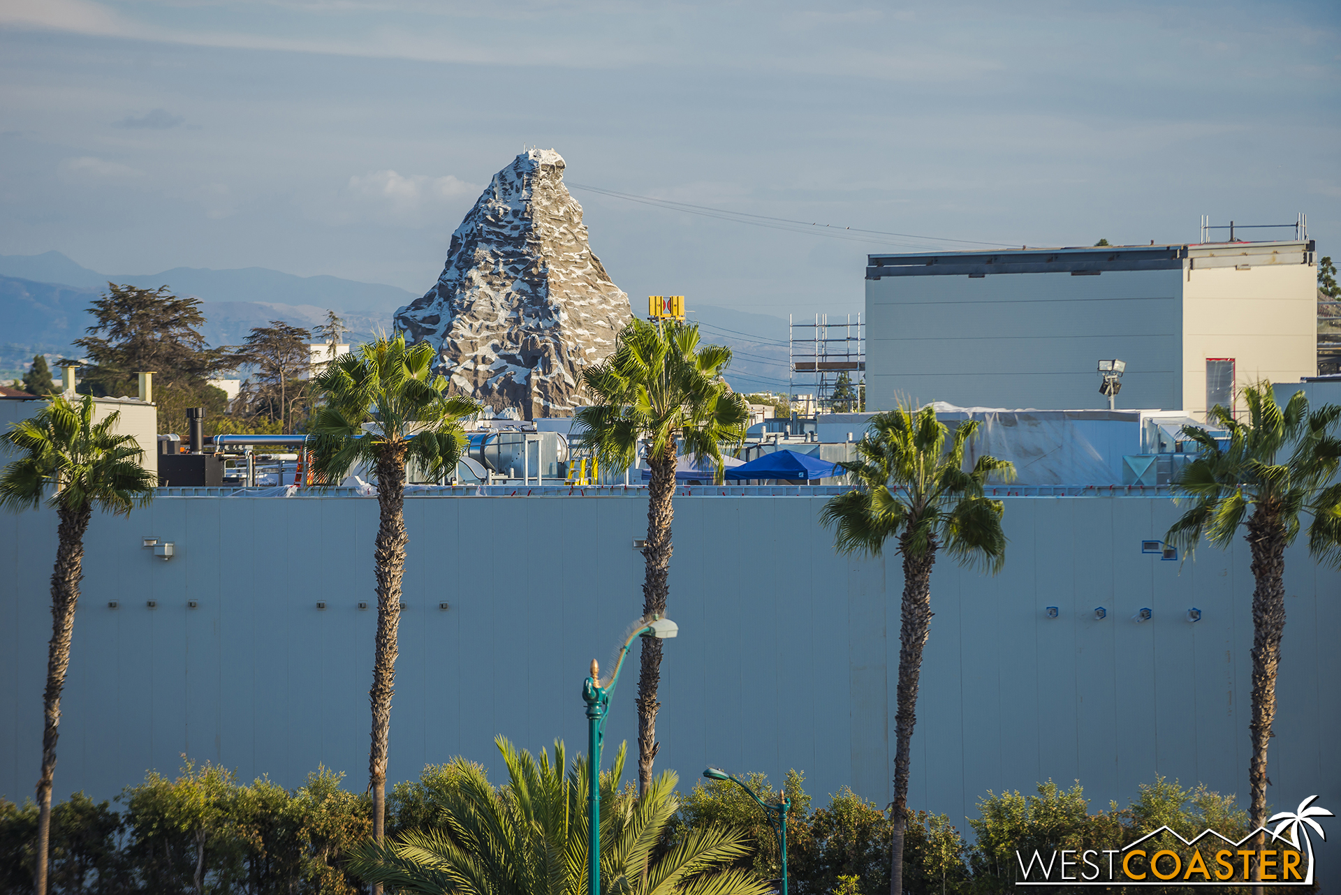  A little over, the massive mechanical penthouses are being covered up. 