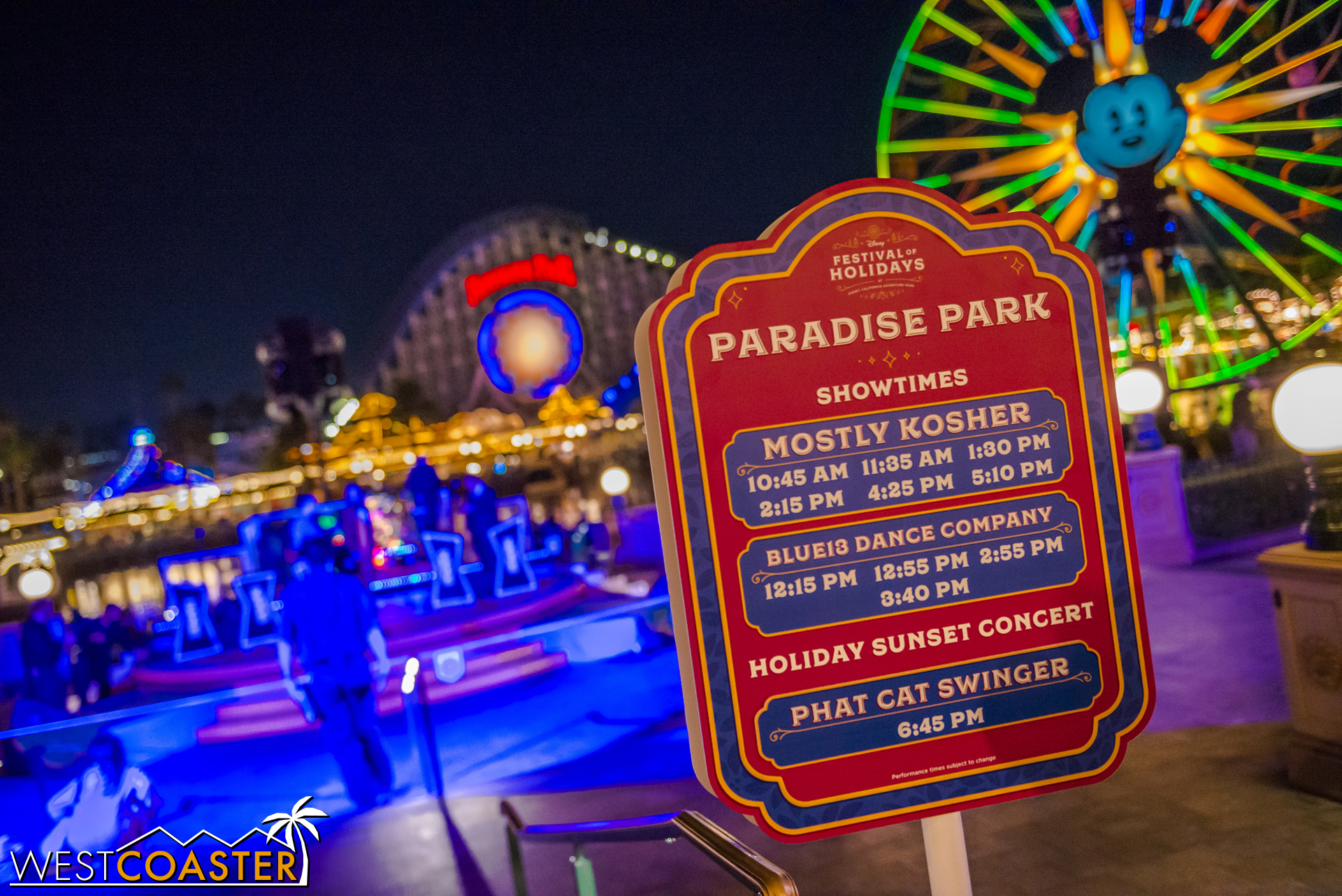  More entertainment can be found at the Paradise Park stage. 