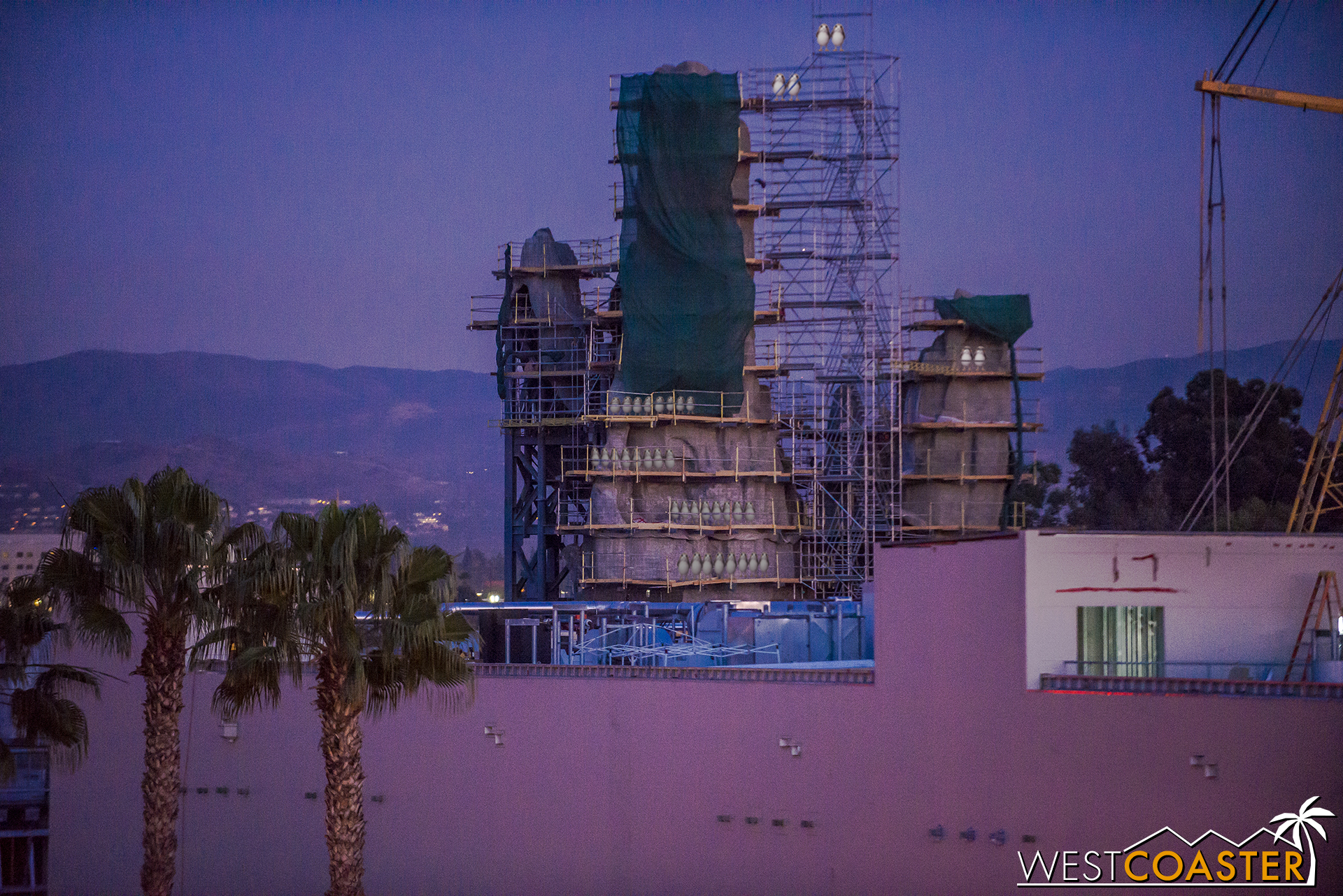  Shifting over to another view of the rock spires of Batuu. 