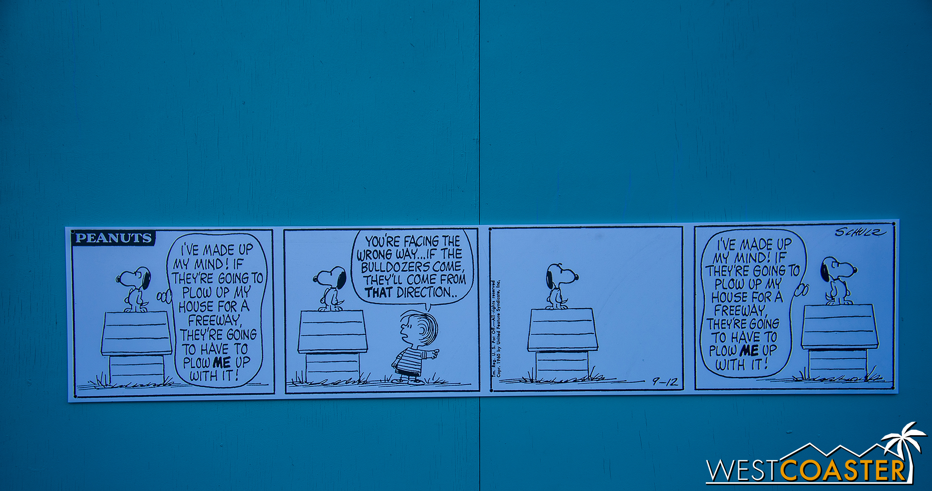  This is fitting for the Knott's Peanuts Celebration, going on now through February 25. 