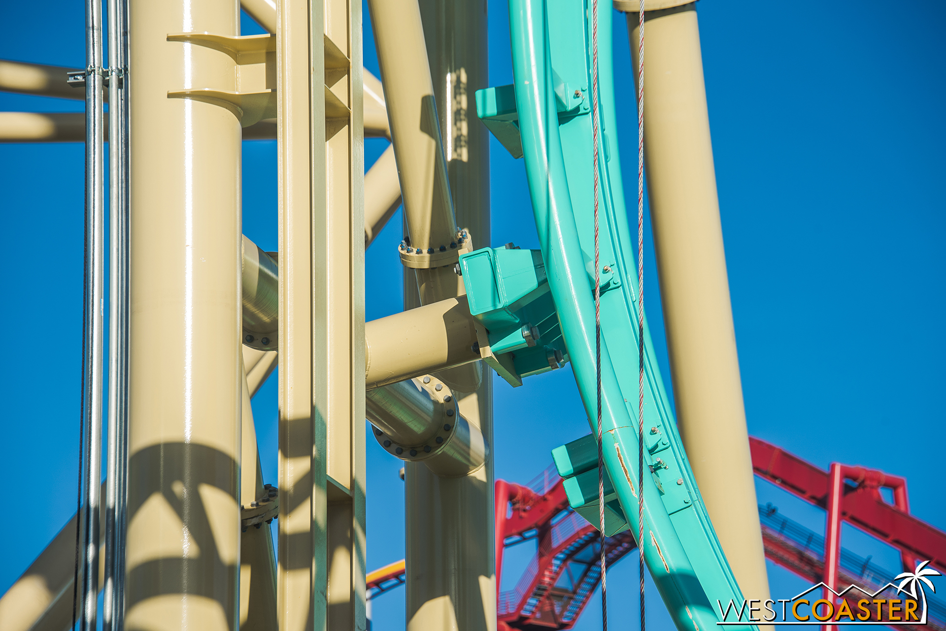  While everything looks pristine, some parts of track can use a bit of touch-up paint. 